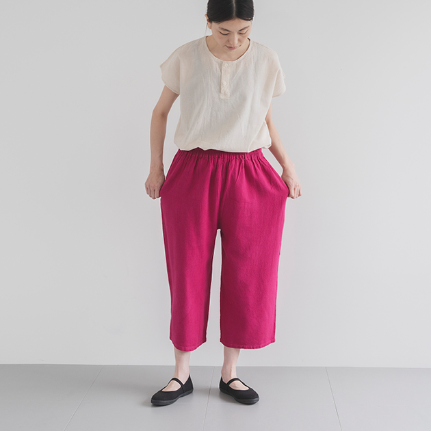 ヂェン先生の日常着 テーパードパンツSサイズ ターコイズ色 - パンツ ヂェン先生の日常着 テーパードパンツSサイズ ターコイズ色 - パンツ