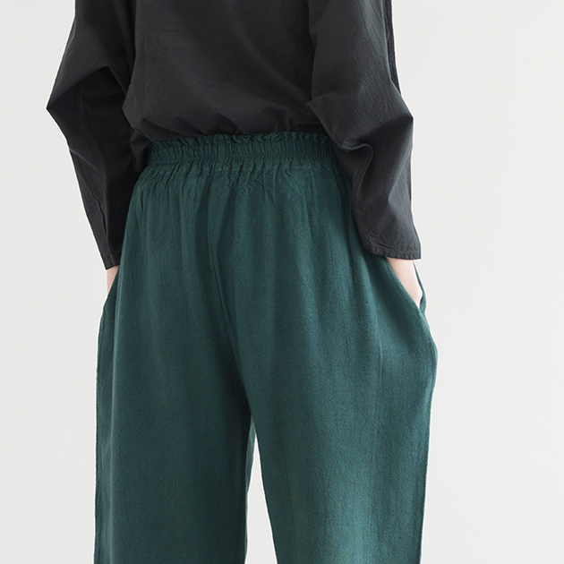 ヂェン先生の日常着|ワイドパンツ / グリーン ファッション - パンツ・レギンス - 女性ファッション通販の CLASKA(クラスカ)ONLINE SHOP ヂェン先生の日常着|ワイドパンツ / グリーン ファッション - パンツ・レギンス - 女性ファッション通販の CLASKA(クラスカ)ONLINE SHOP