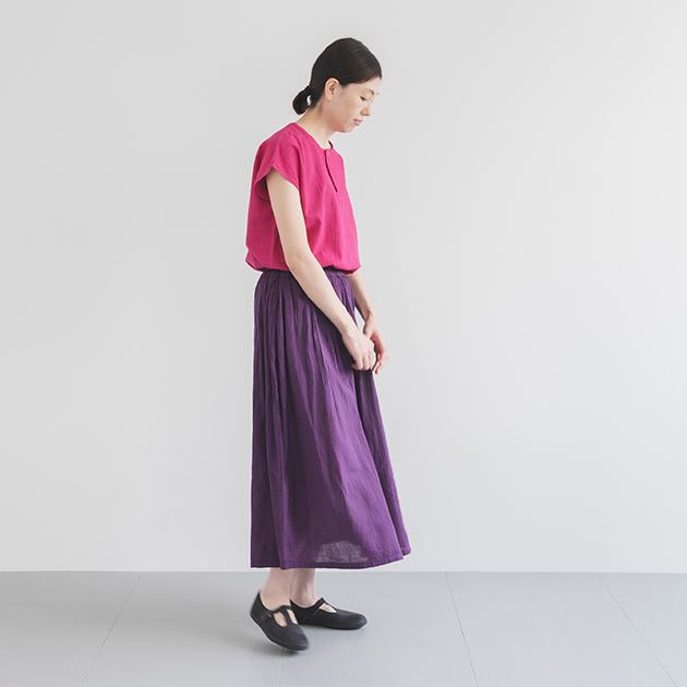 ヂェン先生の日常着|薄地ロングスカート パープル - ファッション - スカート - 女性ファッション通販の CLASKA(クラスカ)ONLINE SHOP ヂェン先生の日常着|薄地ロングスカート パープル - ファッション - スカート - 女性ファッション通販の CLASKA(クラスカ)ONLINE SHOP