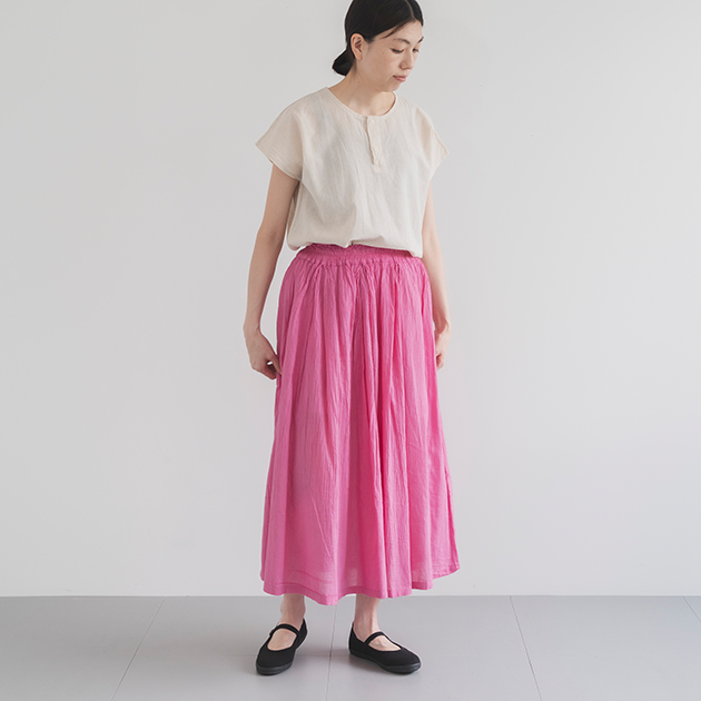 ピンクのスカート - ひざ丈スカート
