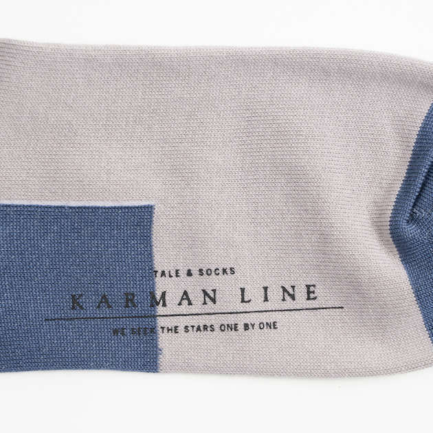 「KARMAN LINE(カーマンライン)」のGEMINI(双子座)配色の靴下 2023