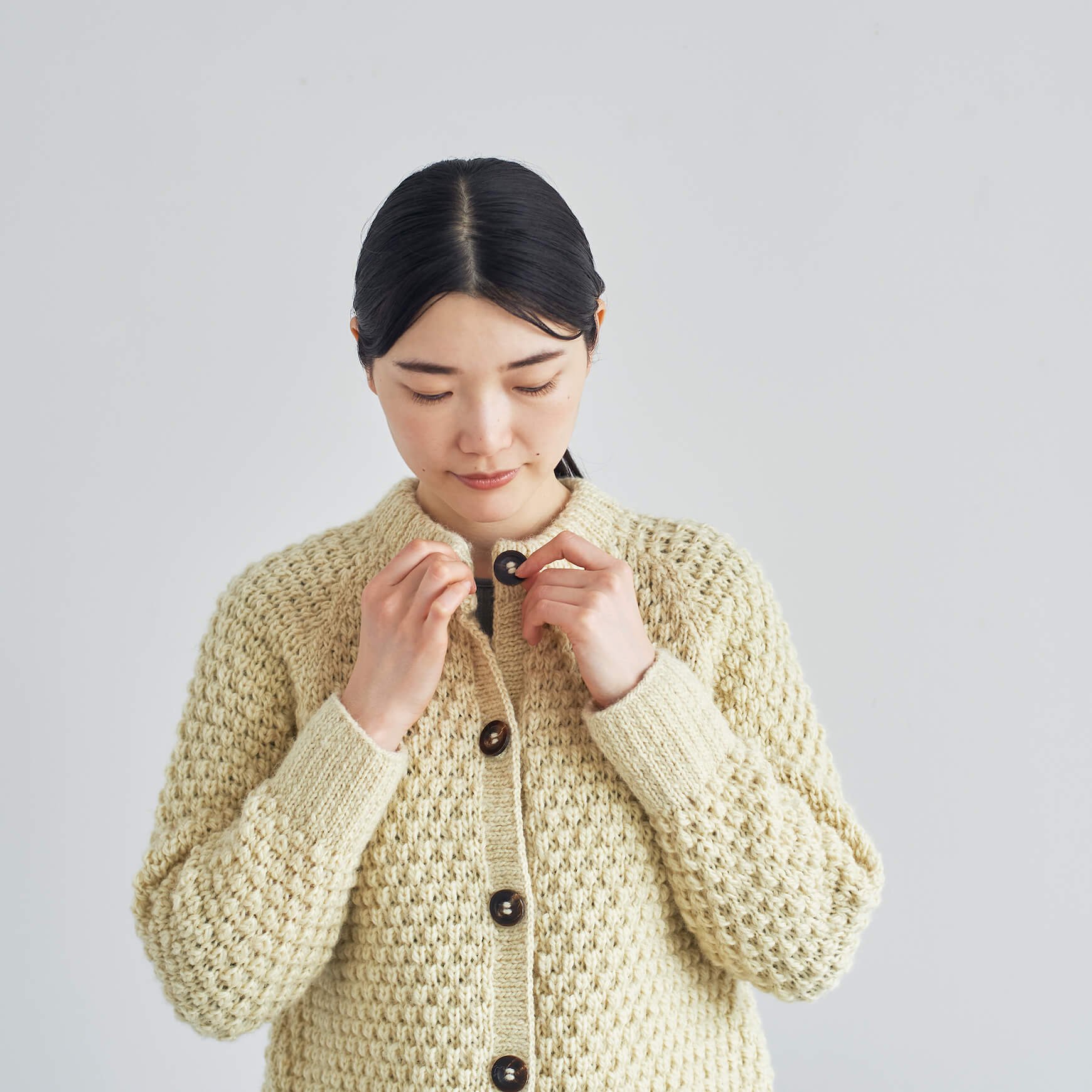 CLASKA（クラスカ）｜hand knit cardigan 