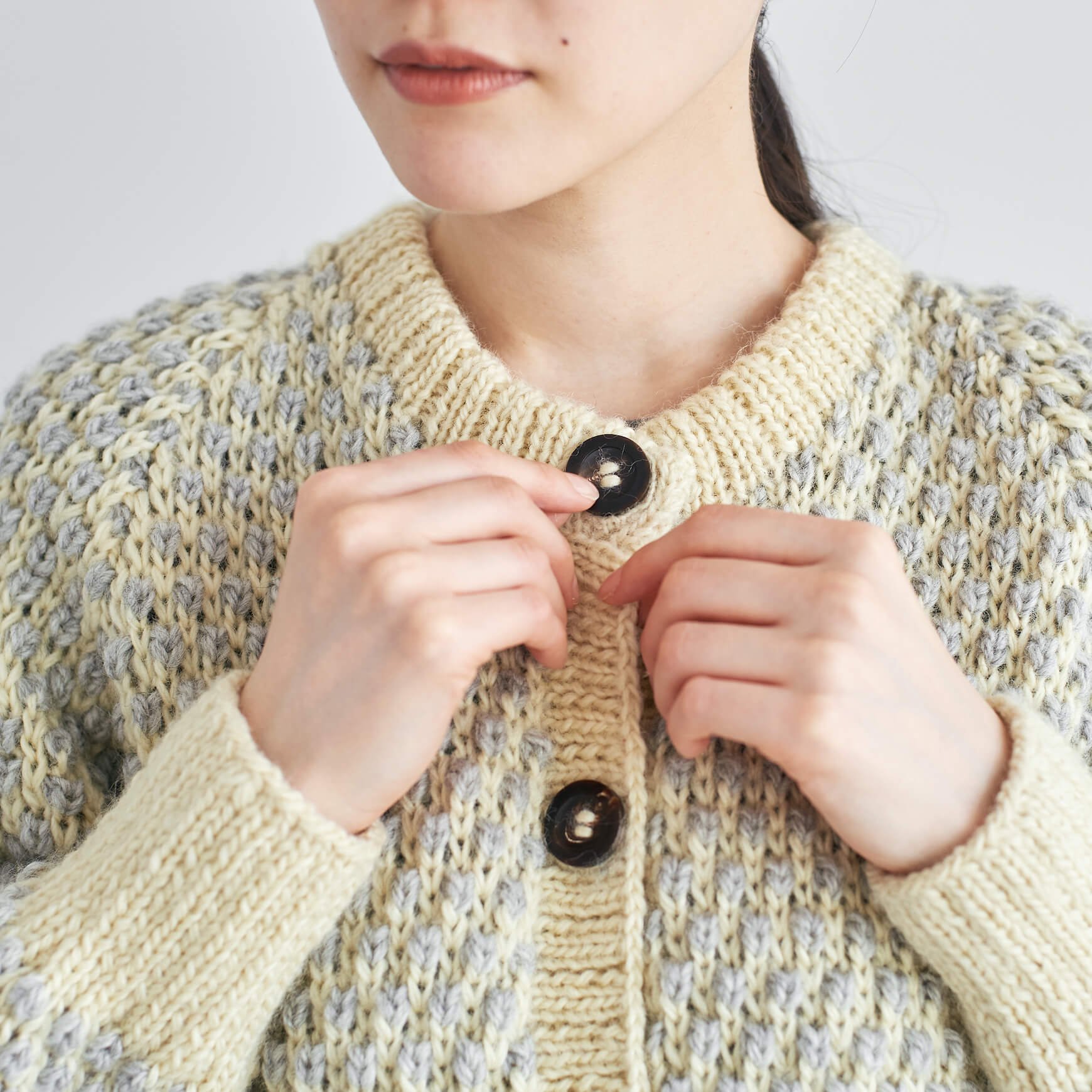 CLASKA（クラスカ）｜hand knit cardigan 