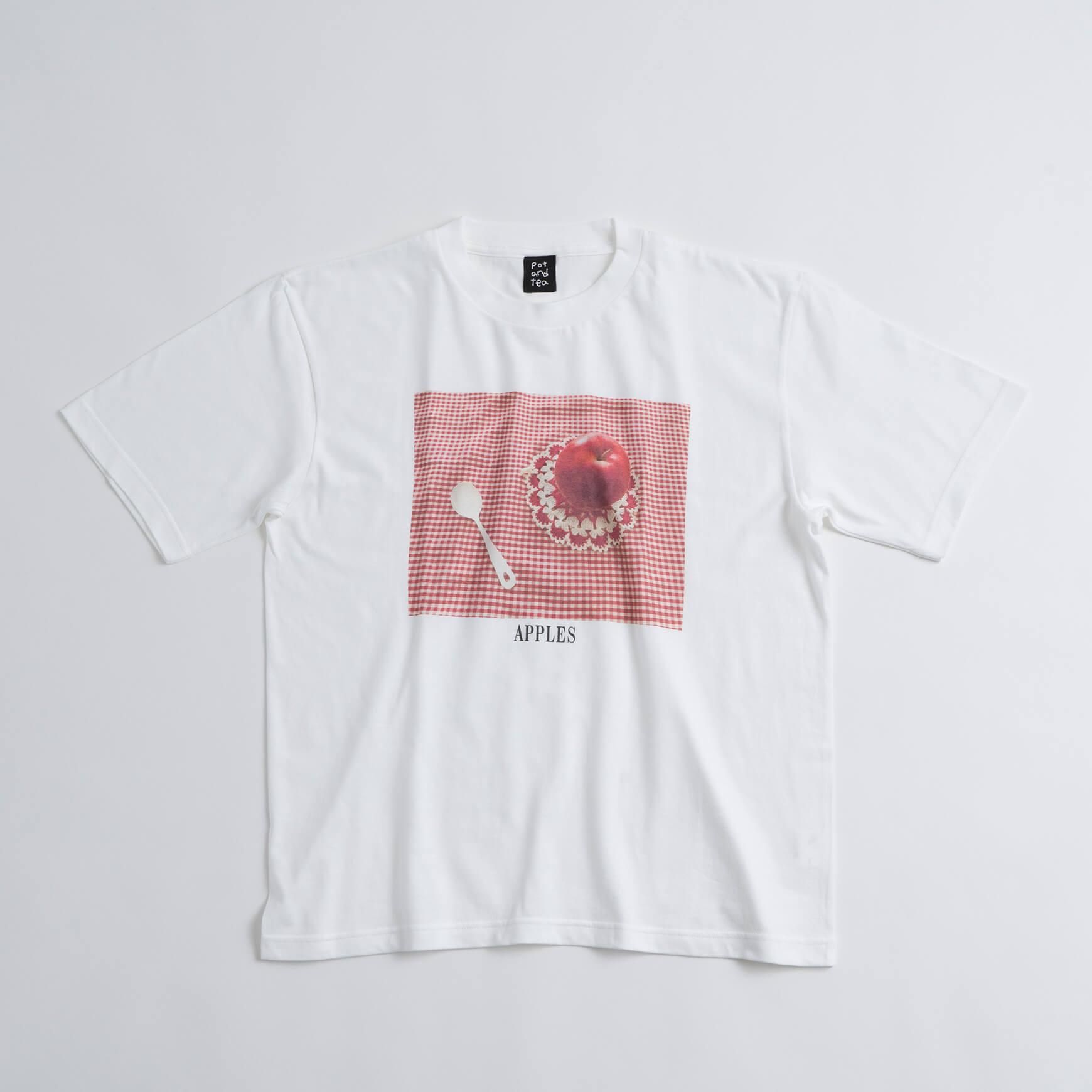 Amazon.co.jp: グリコ 朝食リンゴ ヨーグルト Tシャツ 当選品