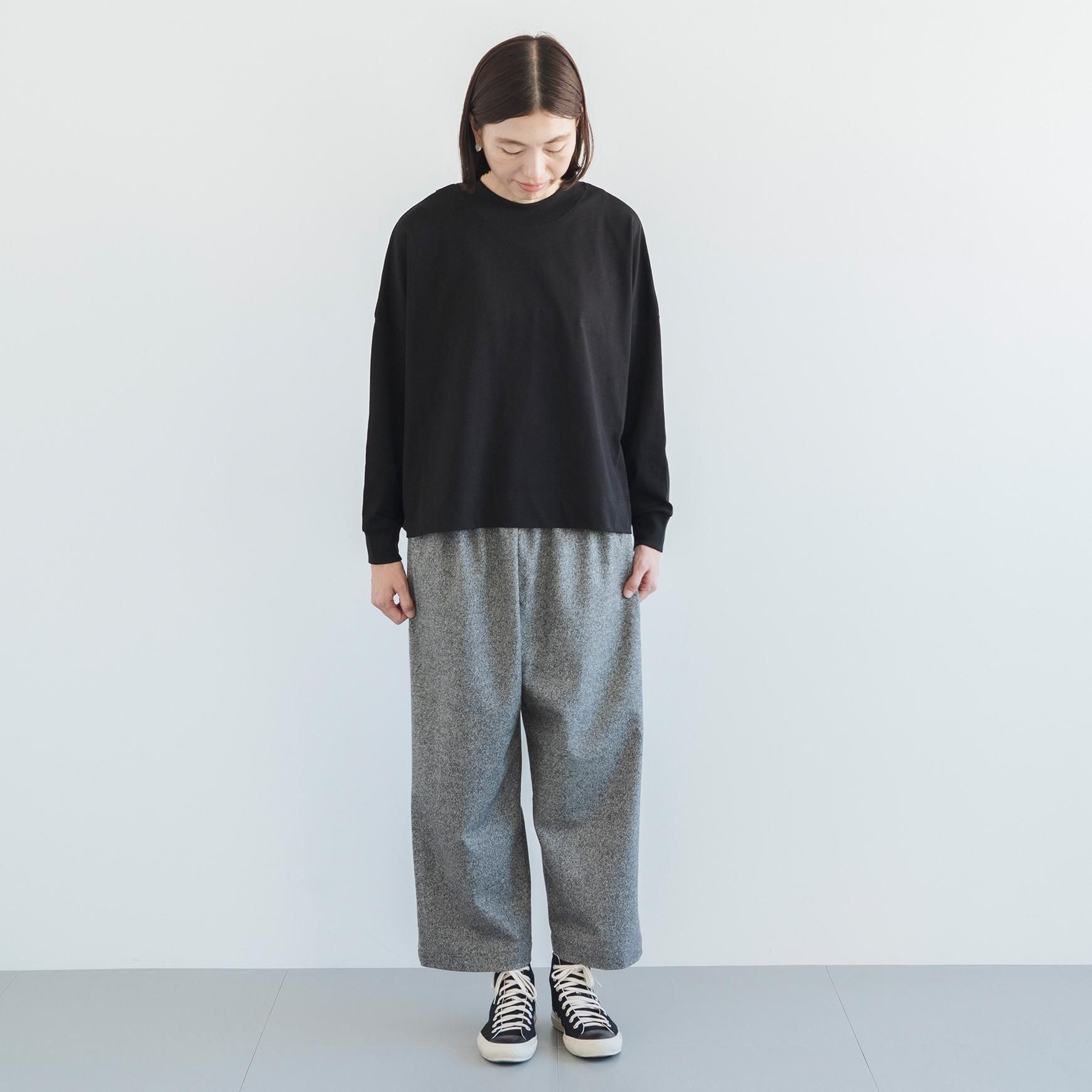 「pot and tea(ポットアンドティー)」のスクエア長袖Tシャツ