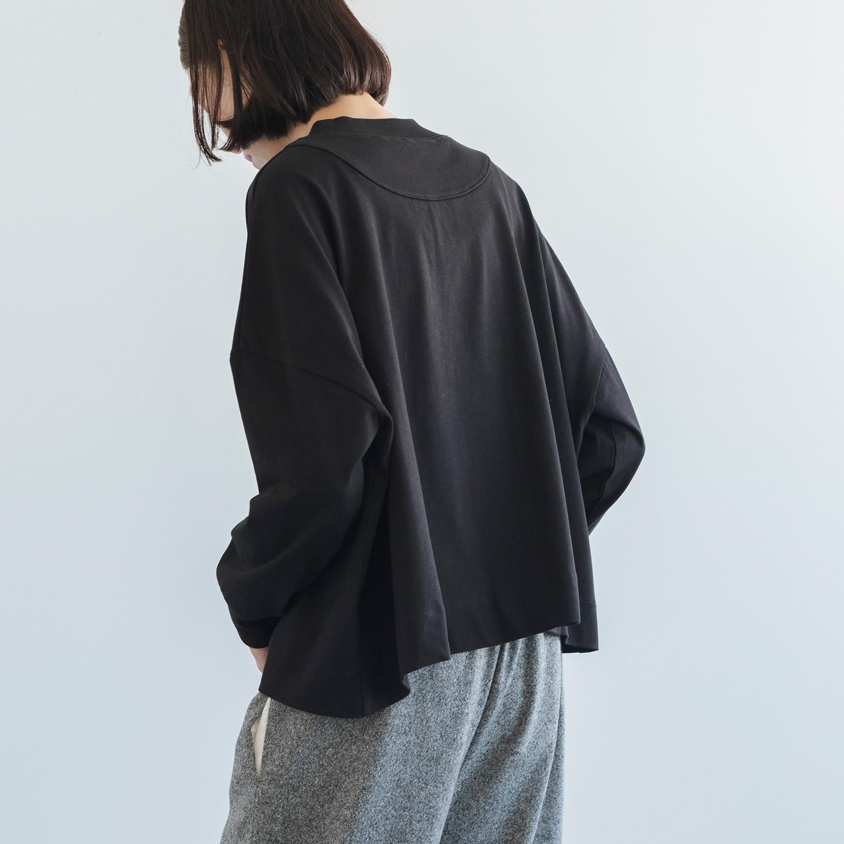 「pot and tea(ポットアンドティー)」のスクエア長袖Tシャツ