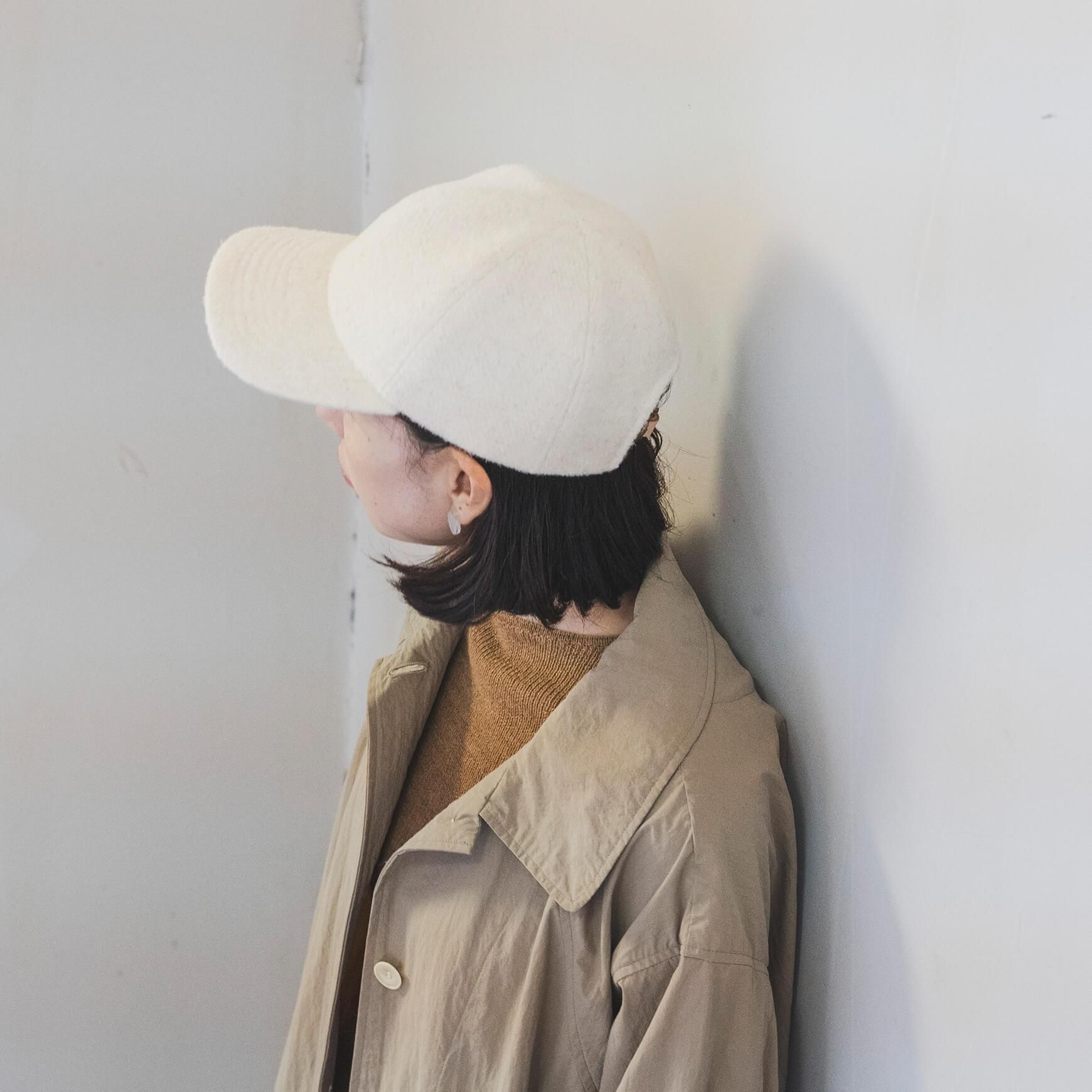「mature ha.(マチュアーハ)」の帽子「MRW-WLS09 cap welsh wool」