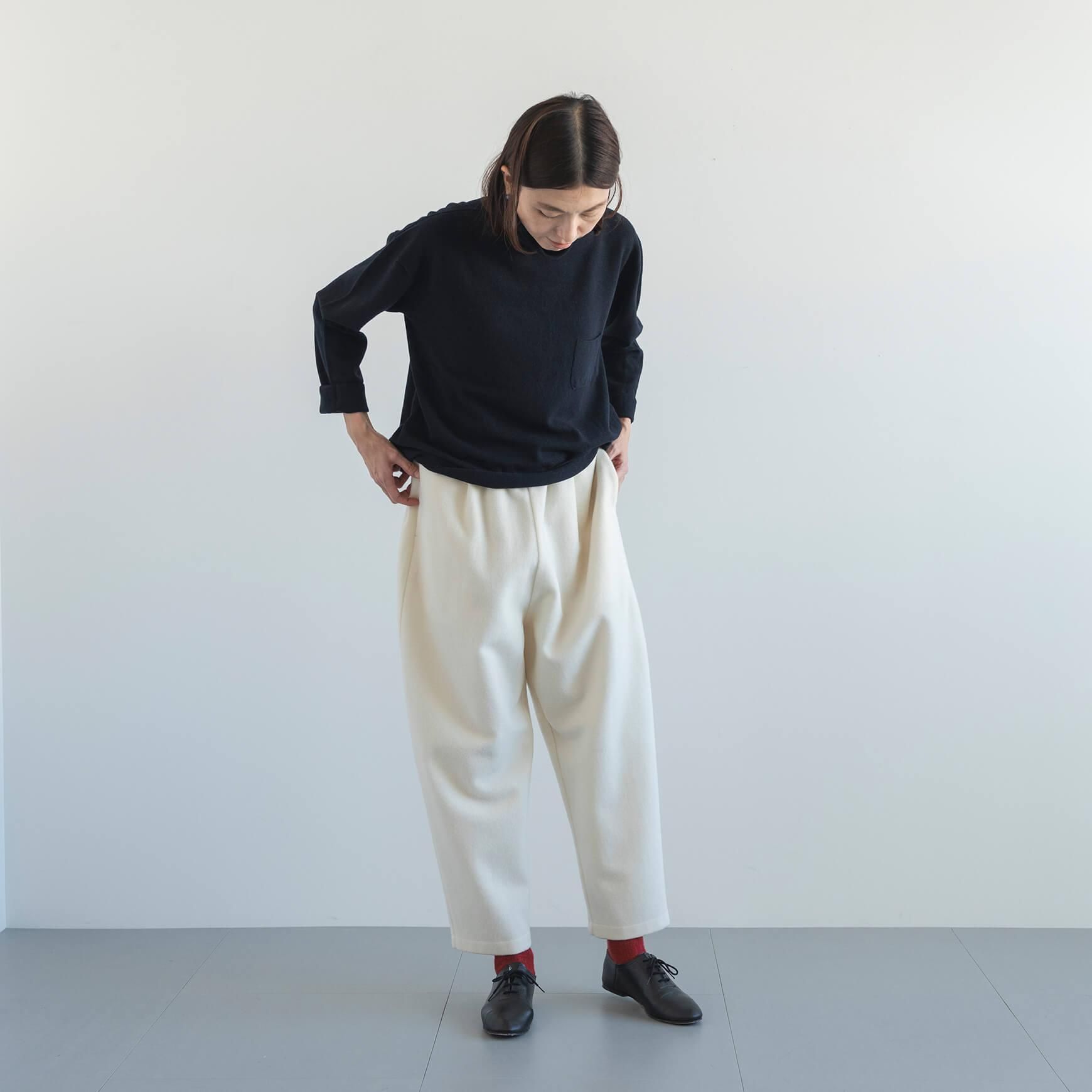 【SALE】 「くらすことの日常生活着」ウールウォームパンツ