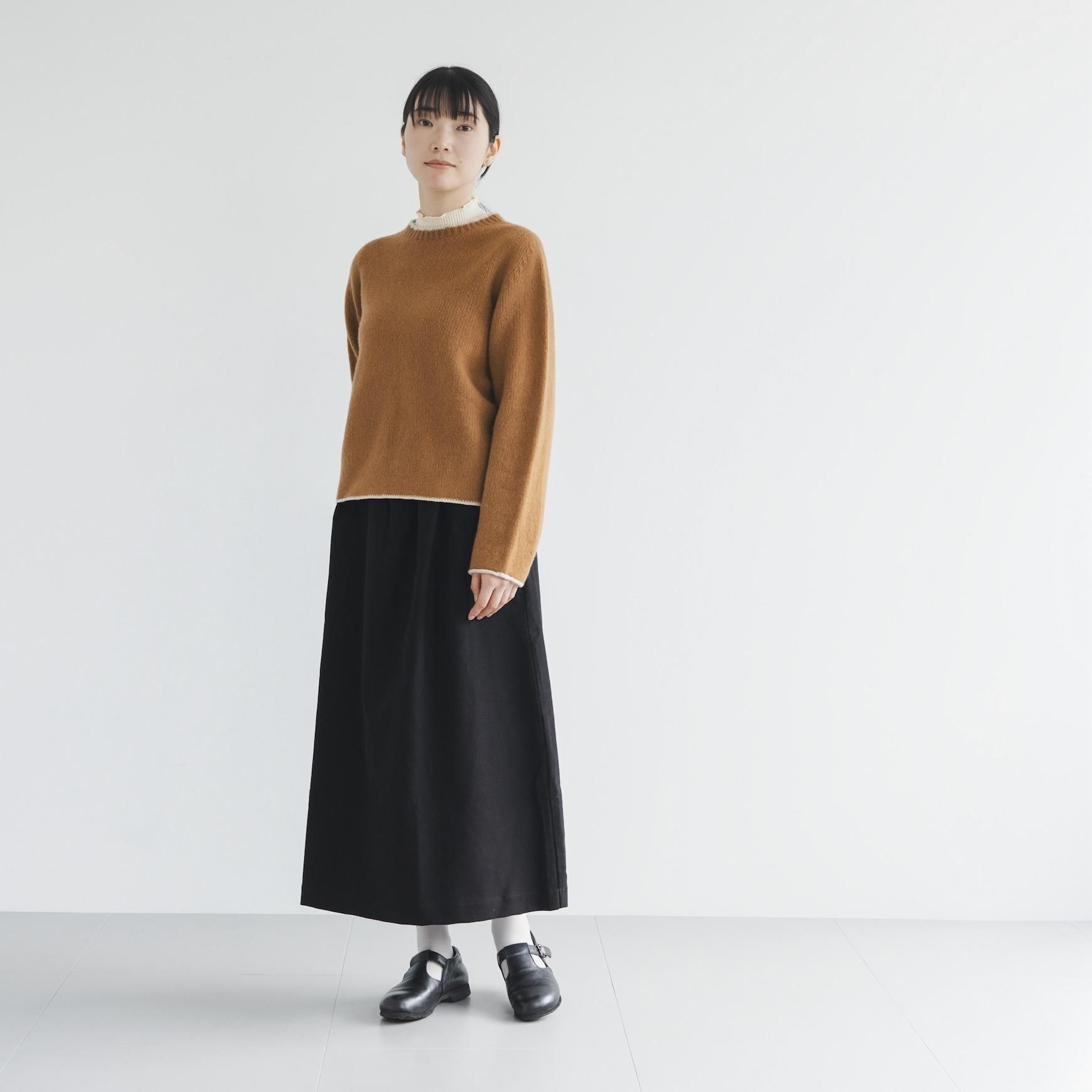 CLASKA(クラスカ)のラムウールカシミヤクルーネックセーター