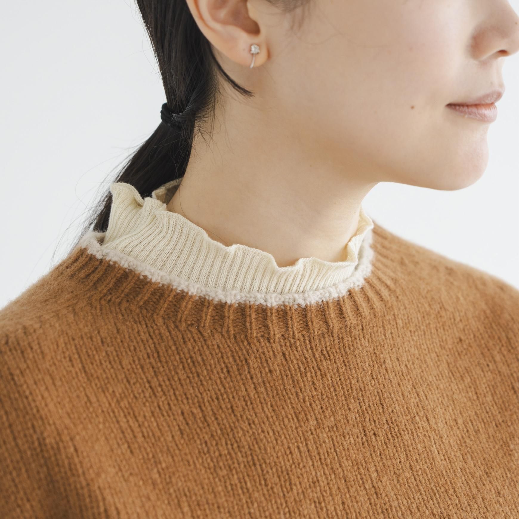 CLASKA(クラスカ)のラムウールカシミヤクルーネックセーター