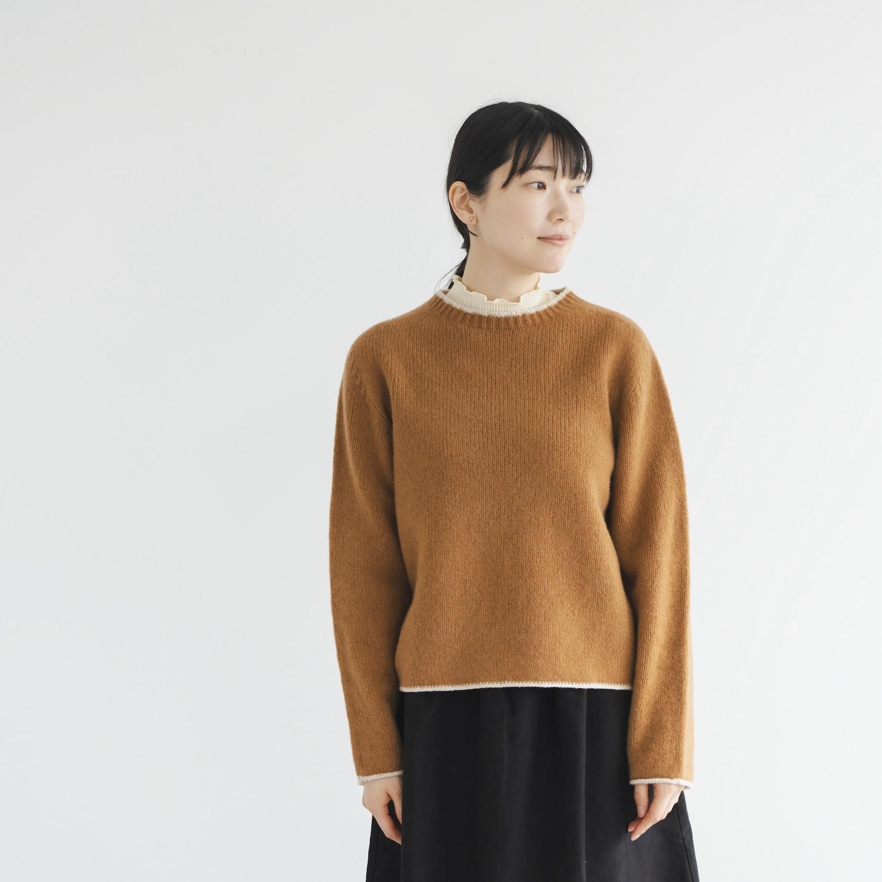 CLASKA(クラスカ)のラムウールカシミヤクルーネックセーター