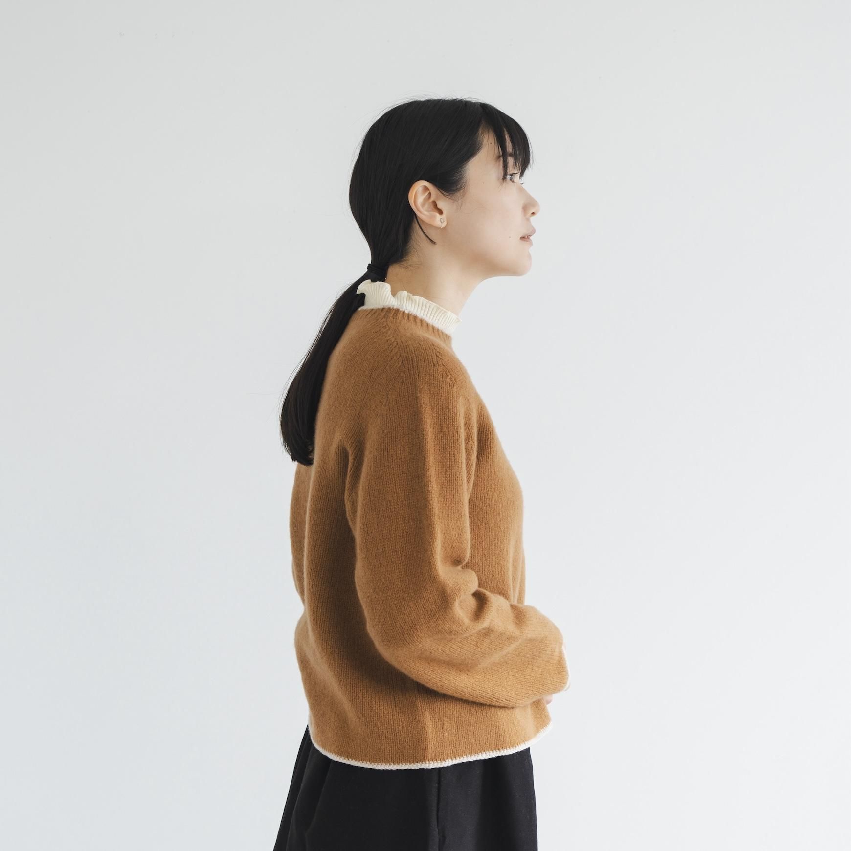 CLASKA(クラスカ)のラムウールカシミヤクルーネックセーター