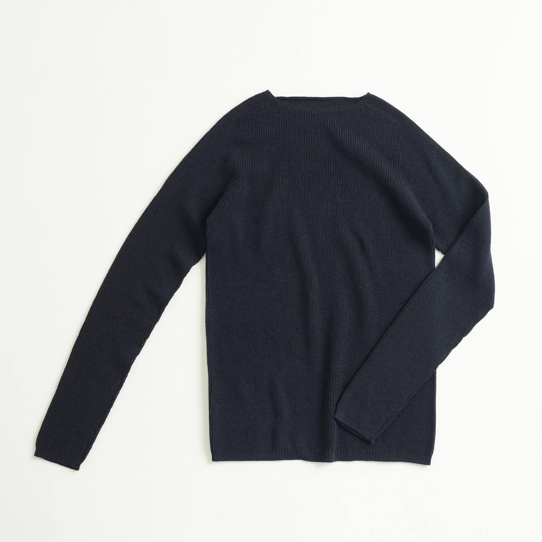 F/style（エフスタイル）佐藤ニットの無縫製リブ編みウールニット- dieci｜online shop