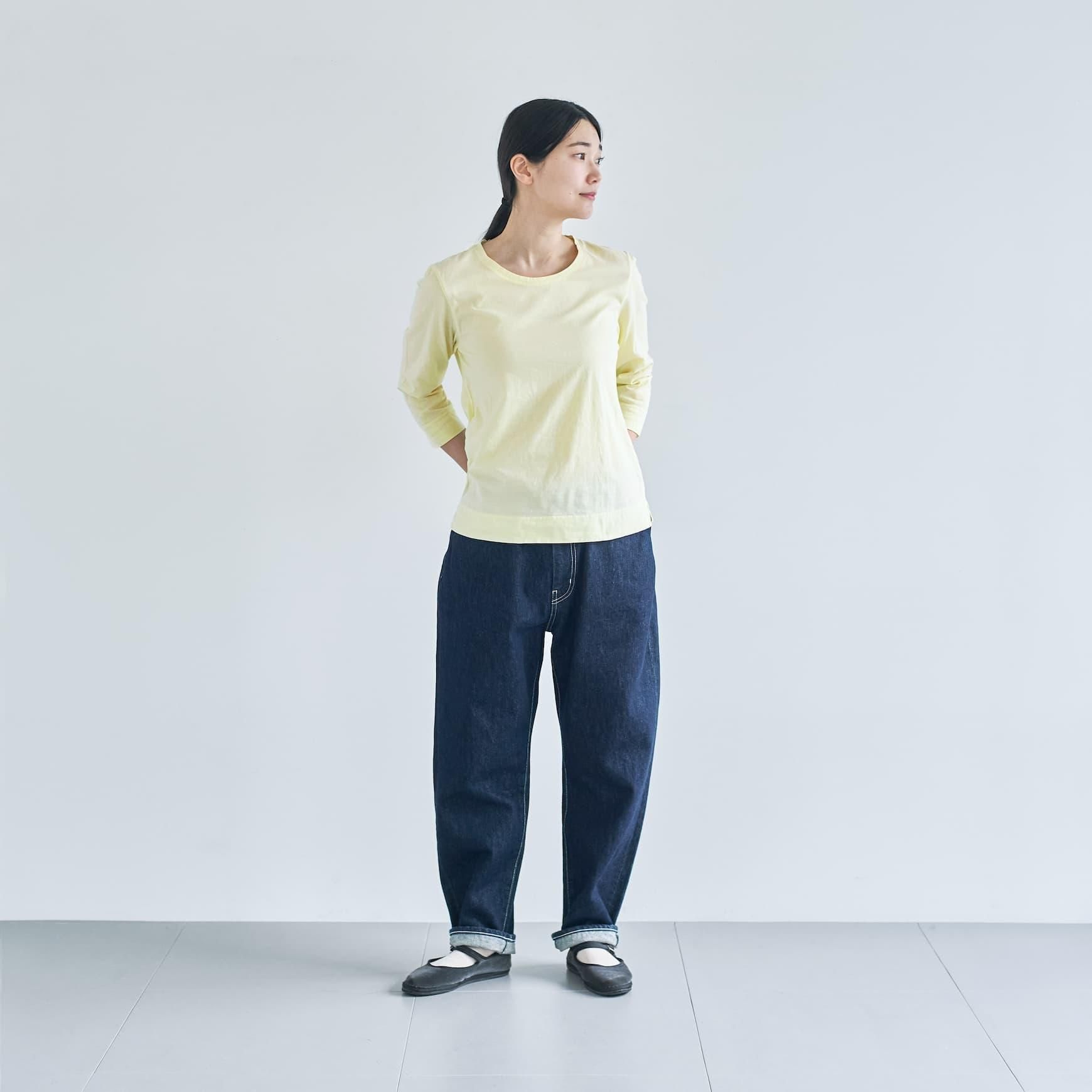 専用★ HAU tops comfort 6分袖スウェット　アイボリー 専用☆ 新品HAU tops comfort 6分袖スウェット アイボリー