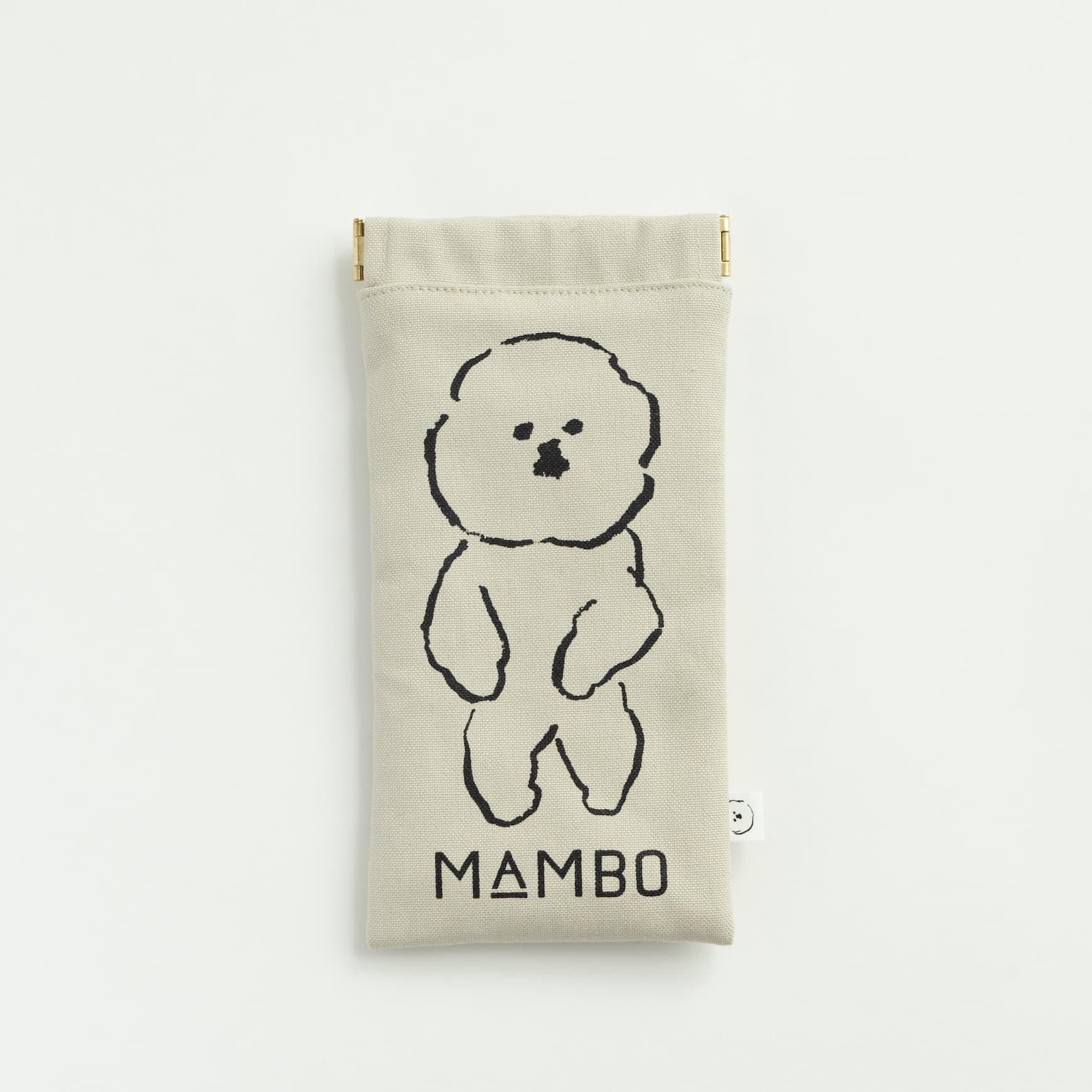 MAMBO（マンボ）｜MAMBO フラットバネポーチ long / グレー