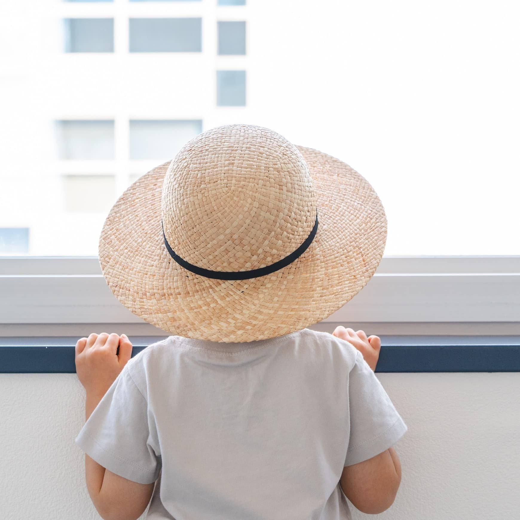 RAFFIA HAT SOLEIL(子ども用)