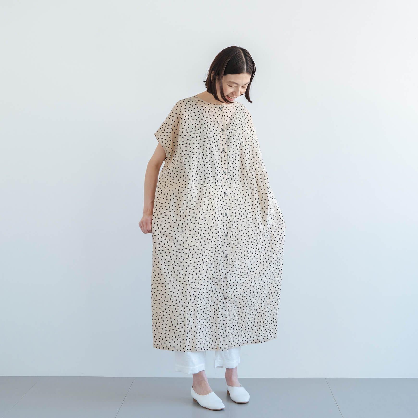 「somewearclothing」の2way フレンチ水玉ワンピース