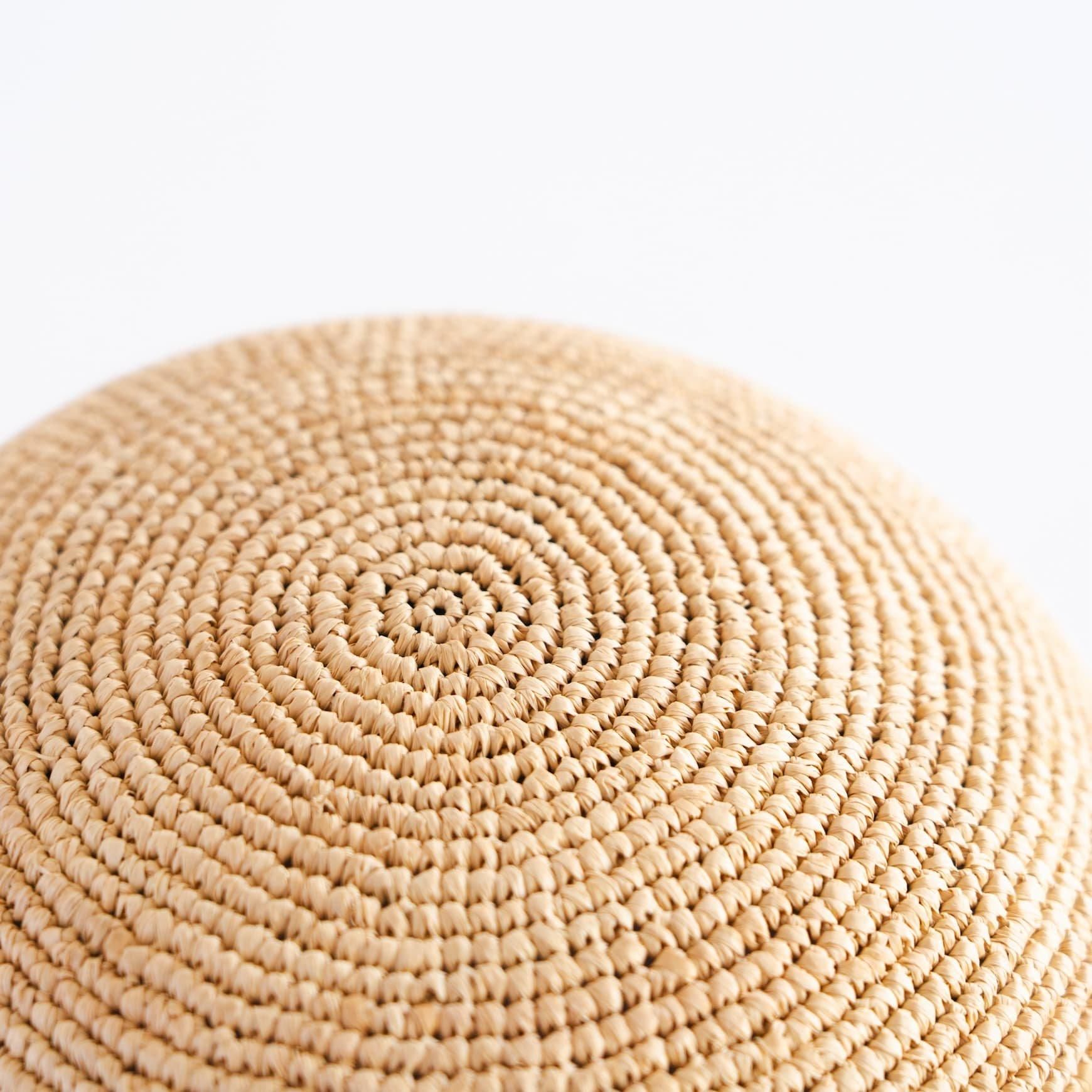 RAFFIA BUCKET HAT