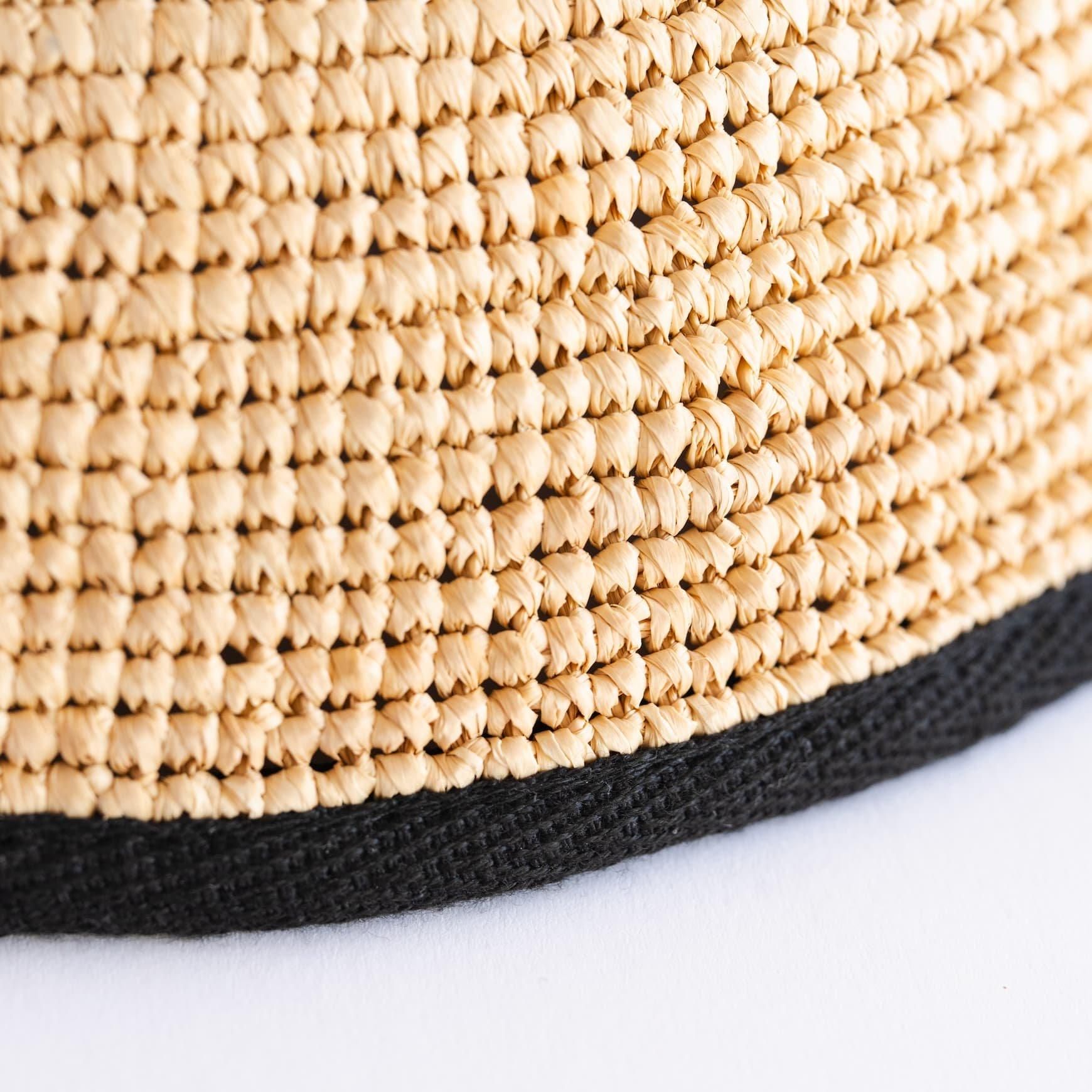 RAFFIA BUCKET HAT