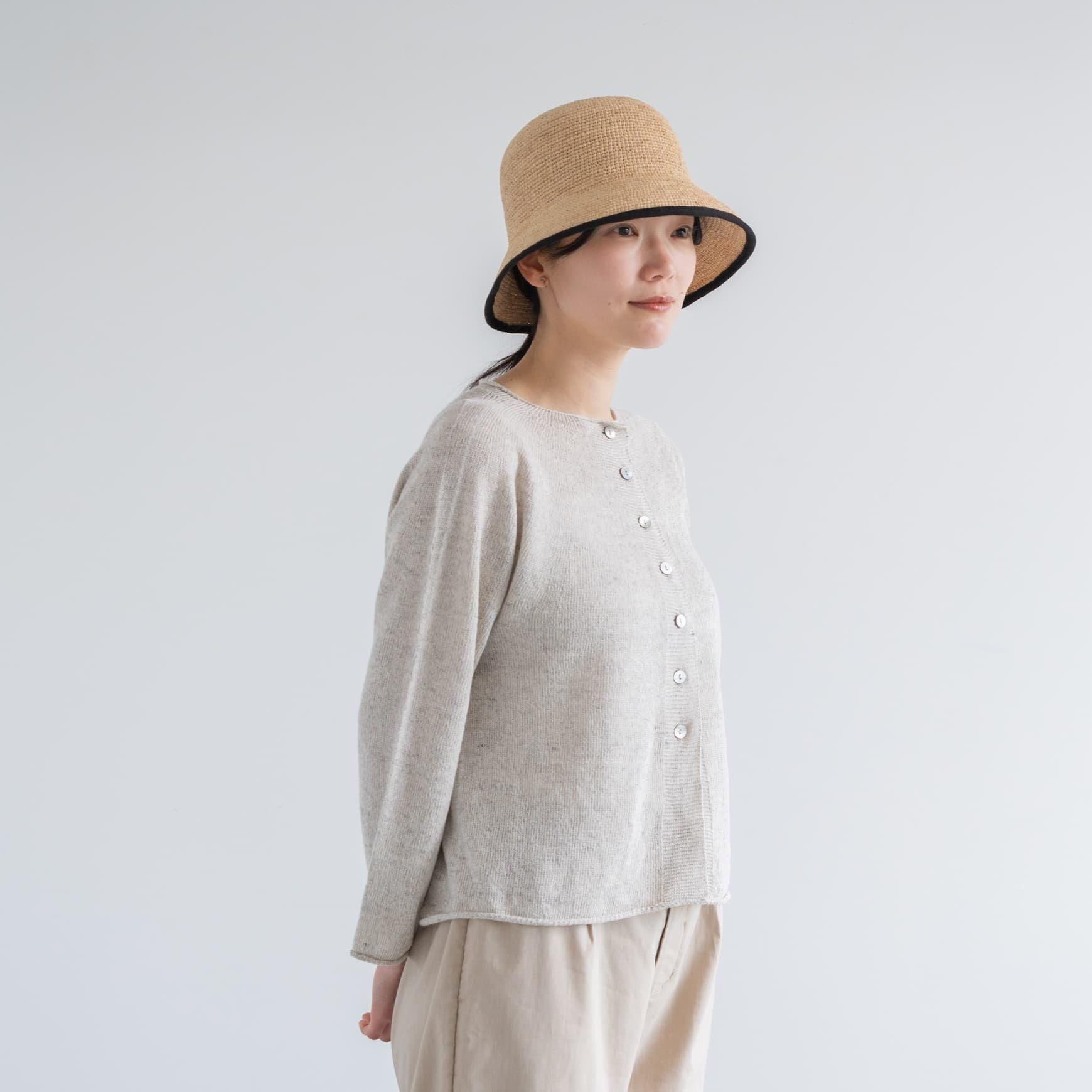 RAFFIA BUCKET HAT