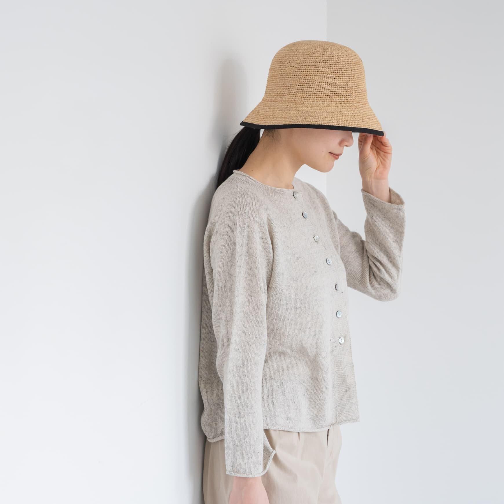 RAFFIA BUCKET HAT