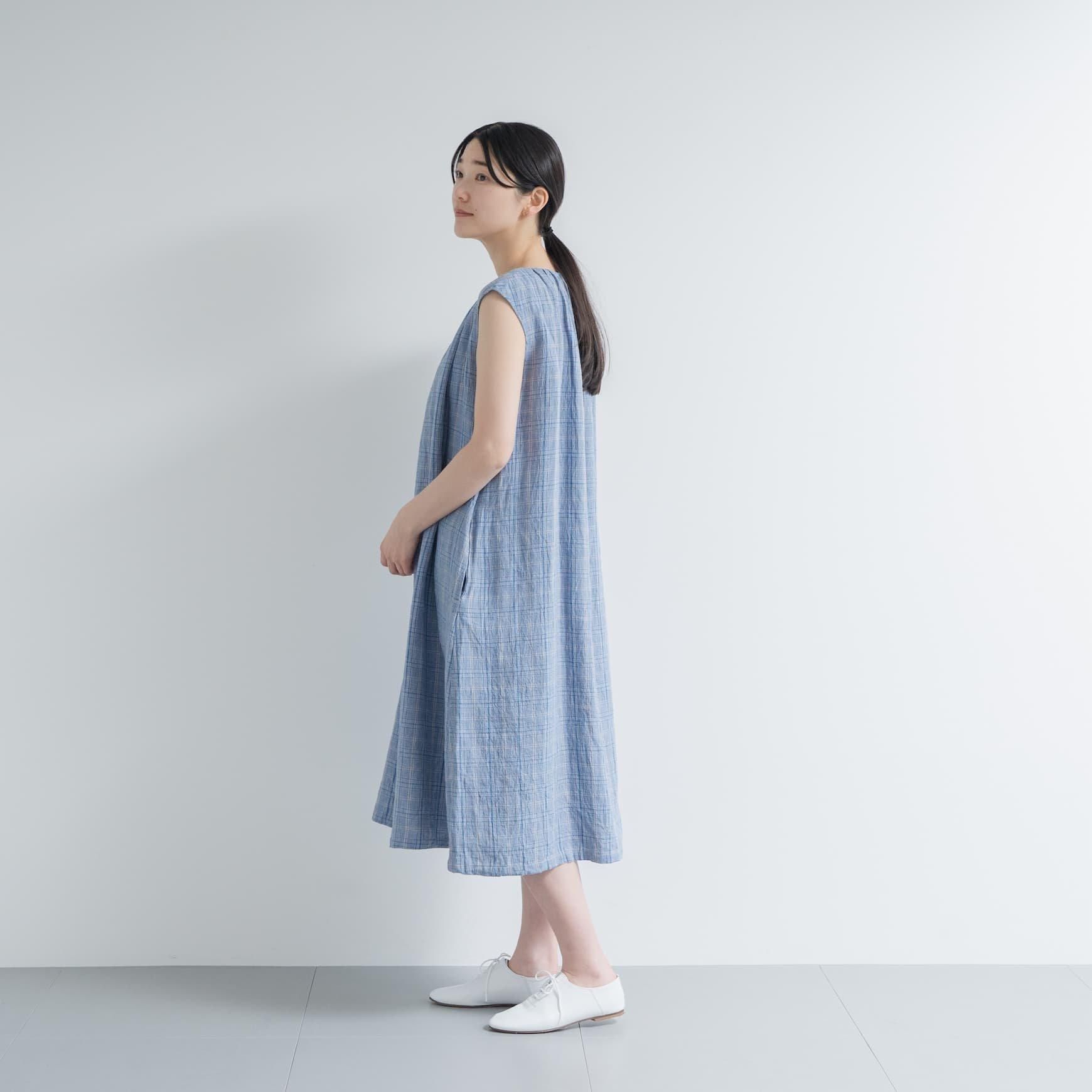 ハンドメイド　リネンワンピース　　 ご確認用 CLASKA（クラスカ）｜リネンワッシャーチェックワンピース