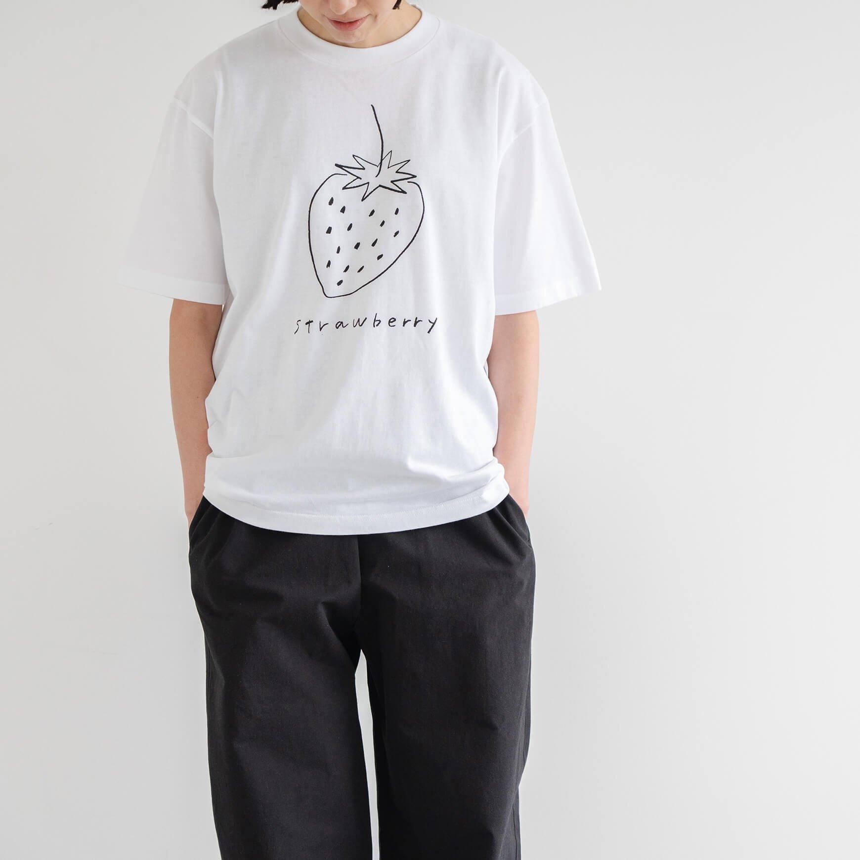 「pot and tea(ポットアンドティー)」のイチゴTシャツ / ラージサイズ