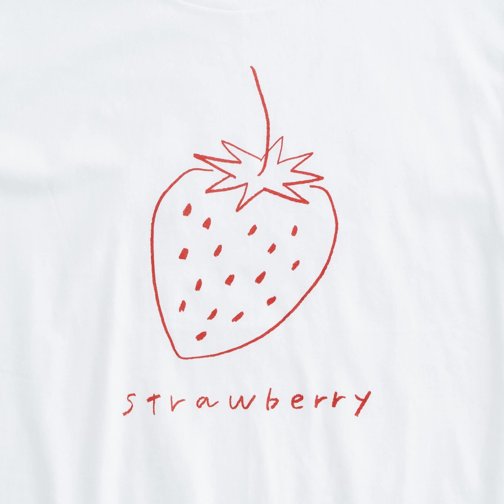 「pot and tea(ポットアンドティー)」のイチゴTシャツ / ラージサイズ
