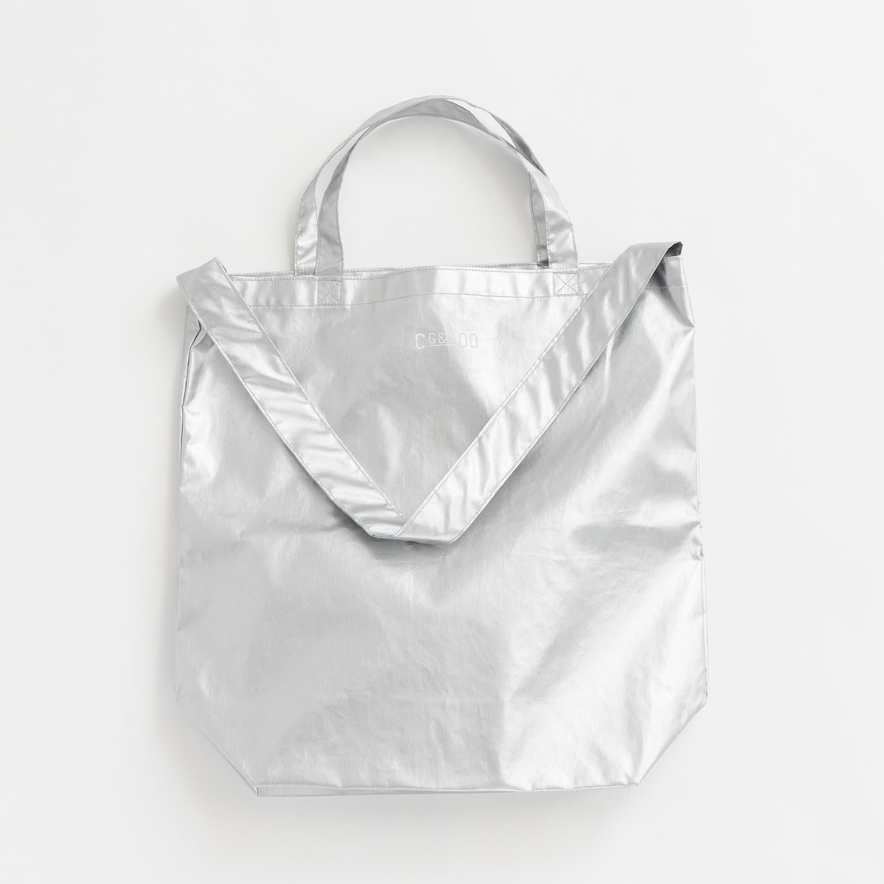 「CLASKA(クラスカ)」のシルバー 2WAYトートバッグ