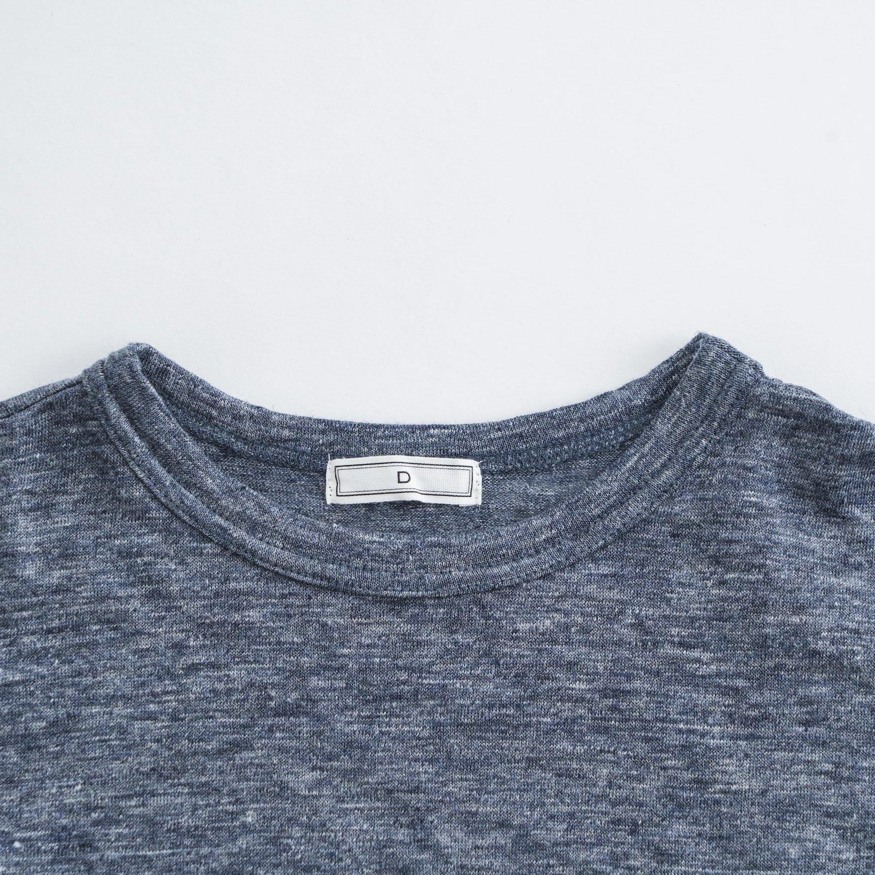 「CLASKA(クラスカ)」のリネン100Tシャツ<フリル>