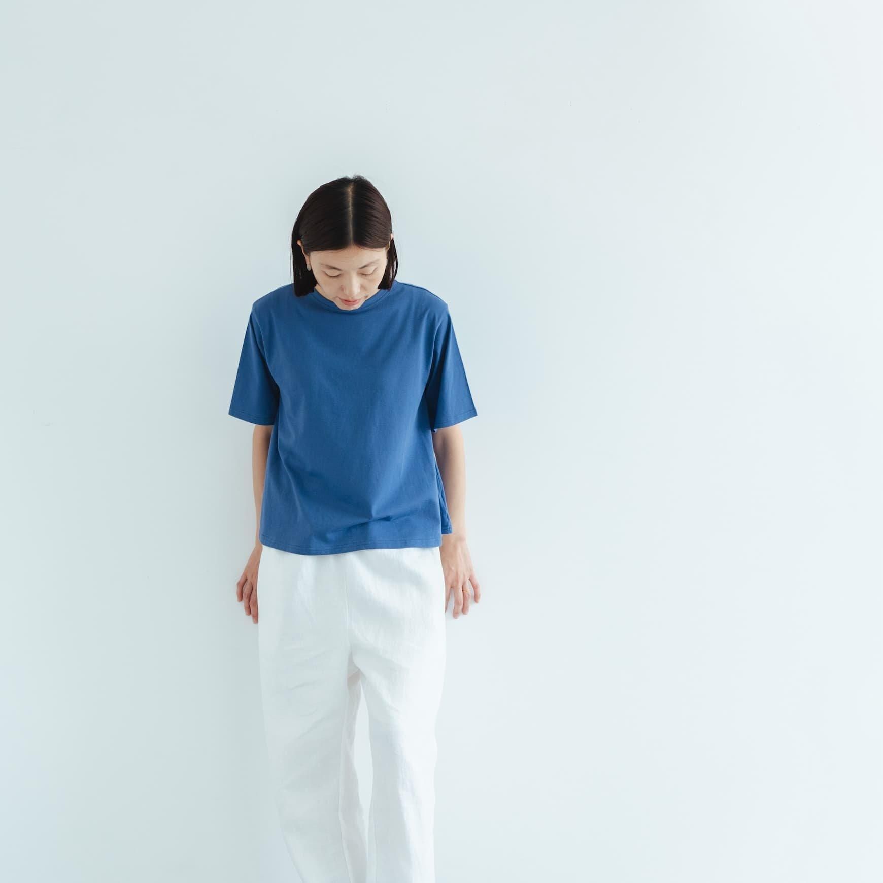 「コットンプレーンTシャツ【フレア】
