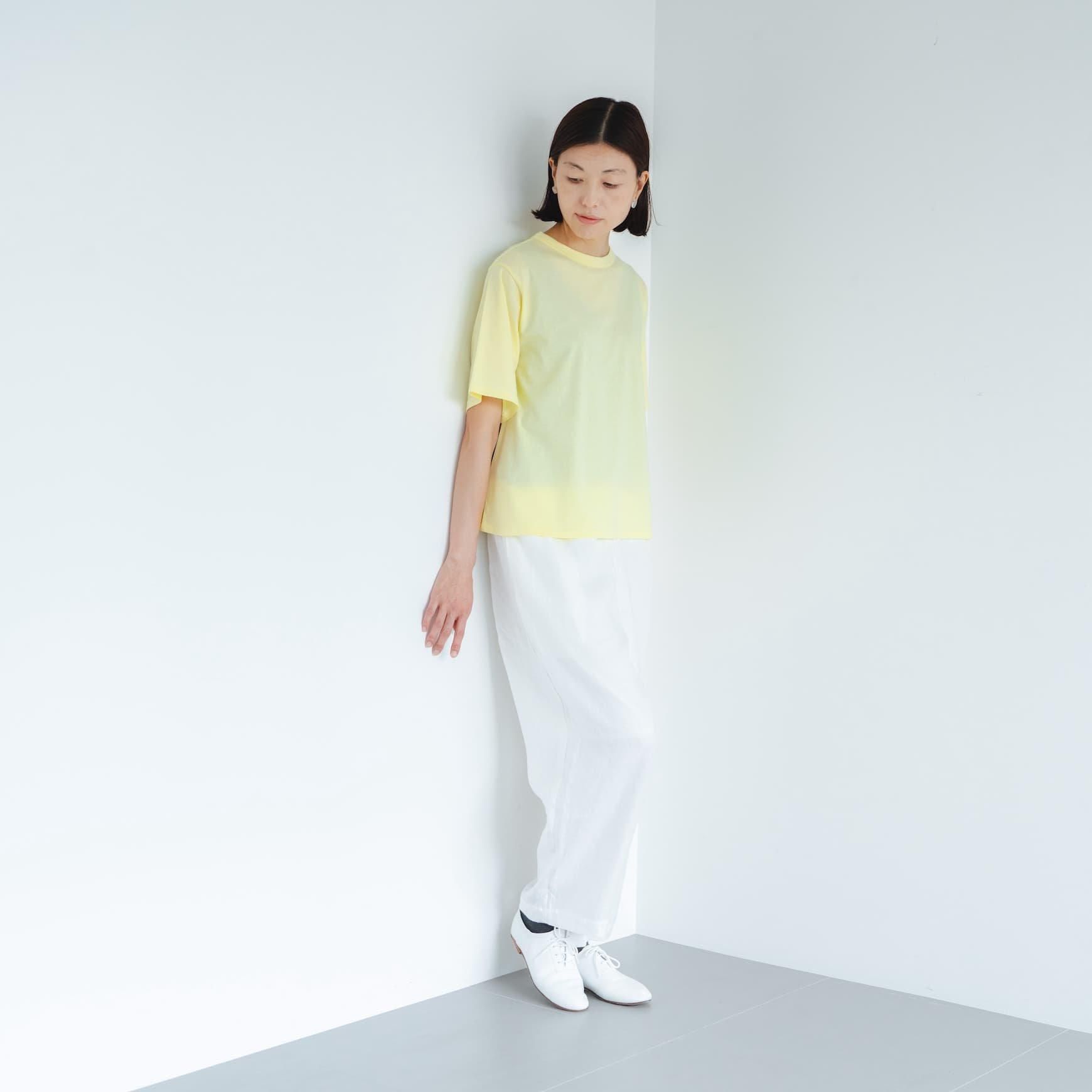 「コットンプレーンTシャツ【フレア】