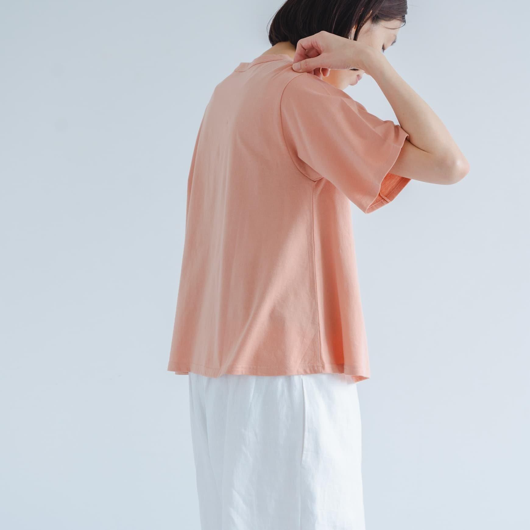 「コットンプレーンTシャツ【フレア】