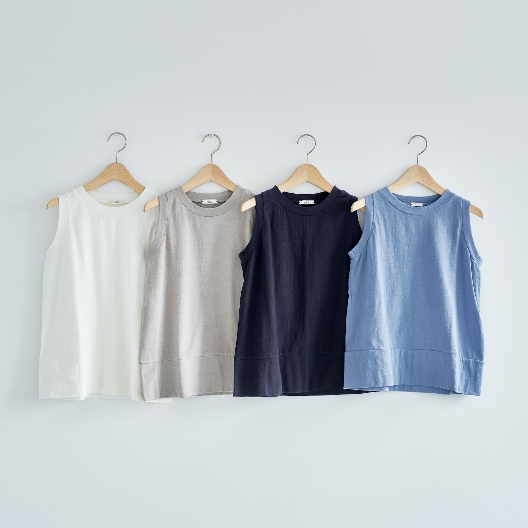 「CLASKA(クラスカ)」発のアパレルブランド「HAU(ハウ)」のno sleeve