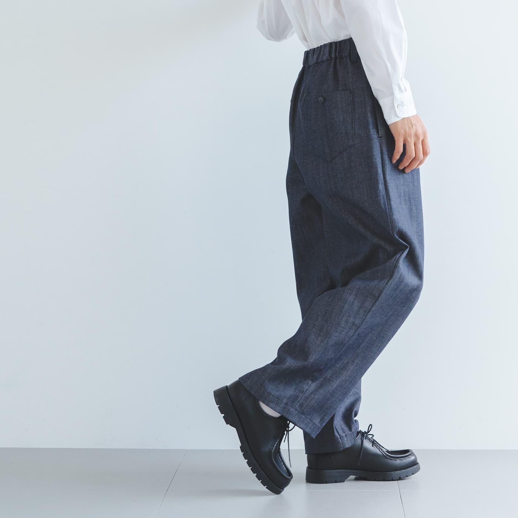 美品　D　クラスカ　Fadeless　サイドバックル　デニムパンツ　38 CLASKA（クラスカ）｜FADELESS デニムパンツ- ファッション