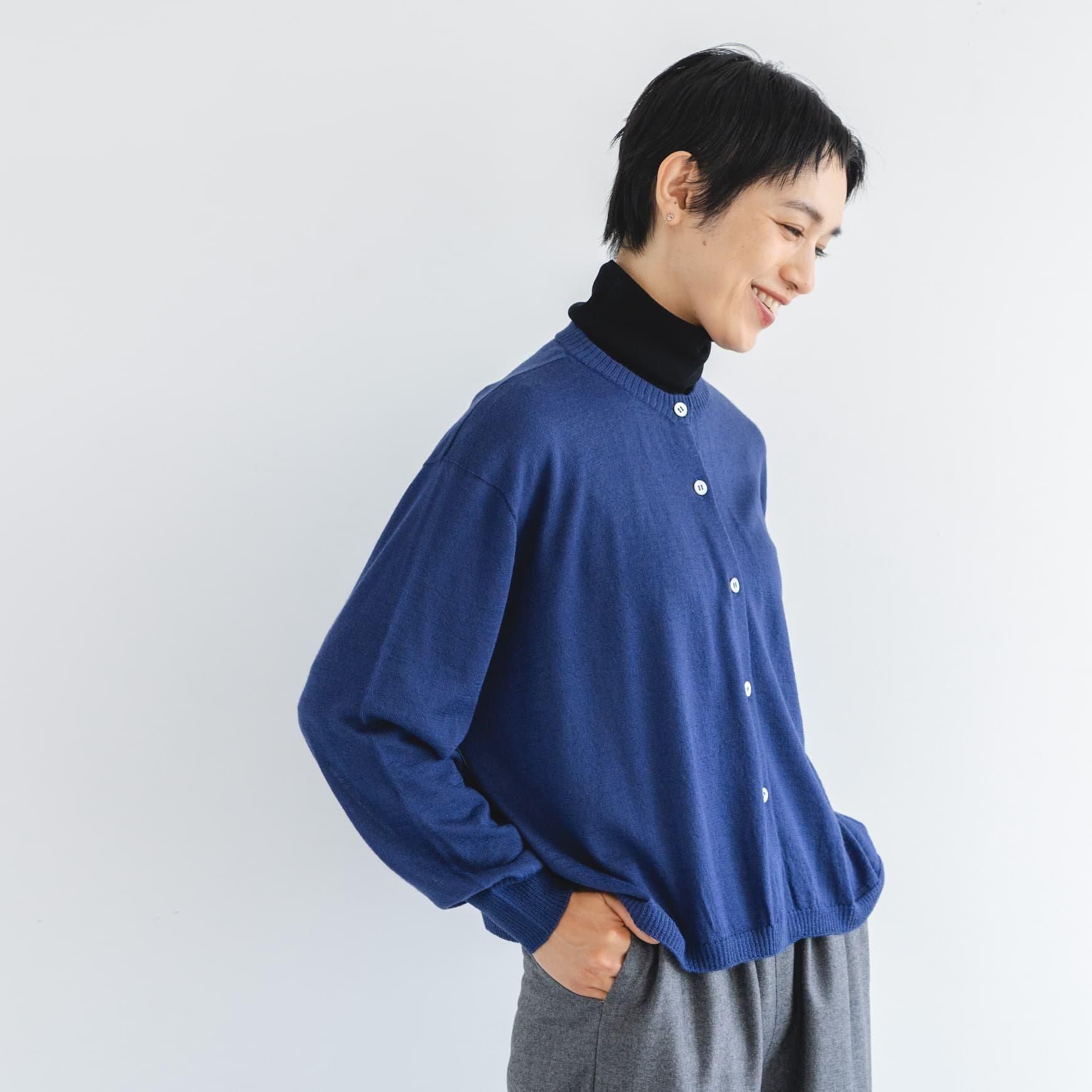 CLASKA（クラスカ）｜ウール×レーヨンクレープカーディガン