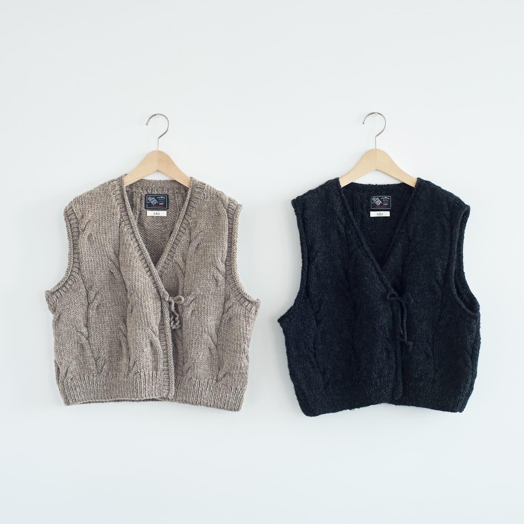 【NEPAL HAND KNIT/ネパールハンドニット】ベスト JOINT WORKS（ジョイントワークス）の「【NEPAL HAND KNIT