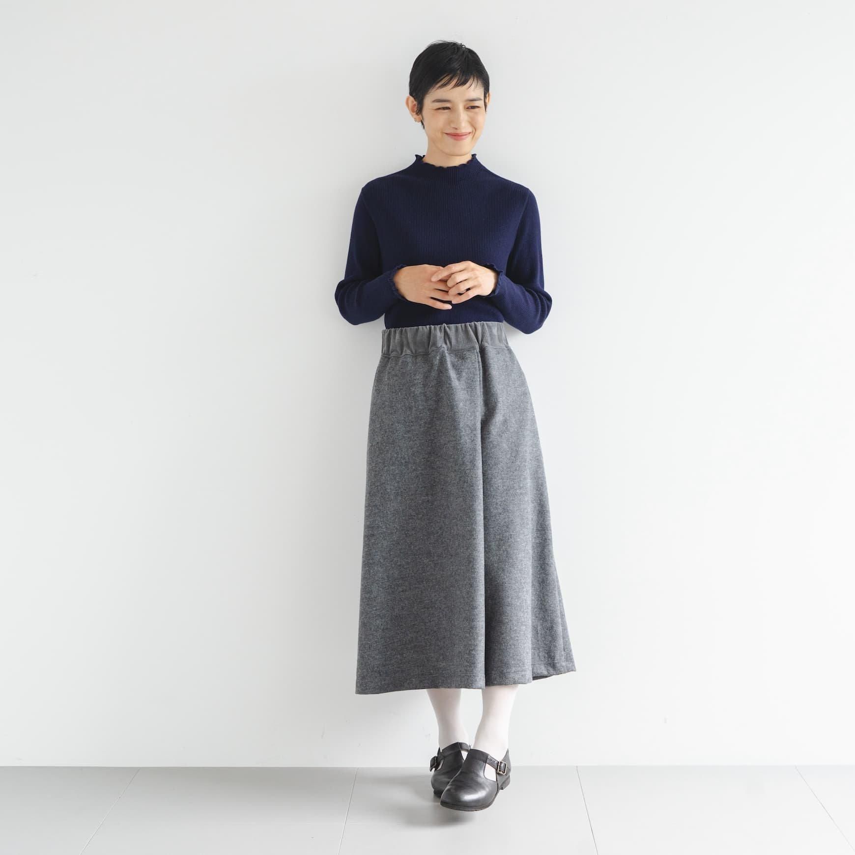 「CLASKA(クラスカ)」のウールフラノタックスカート