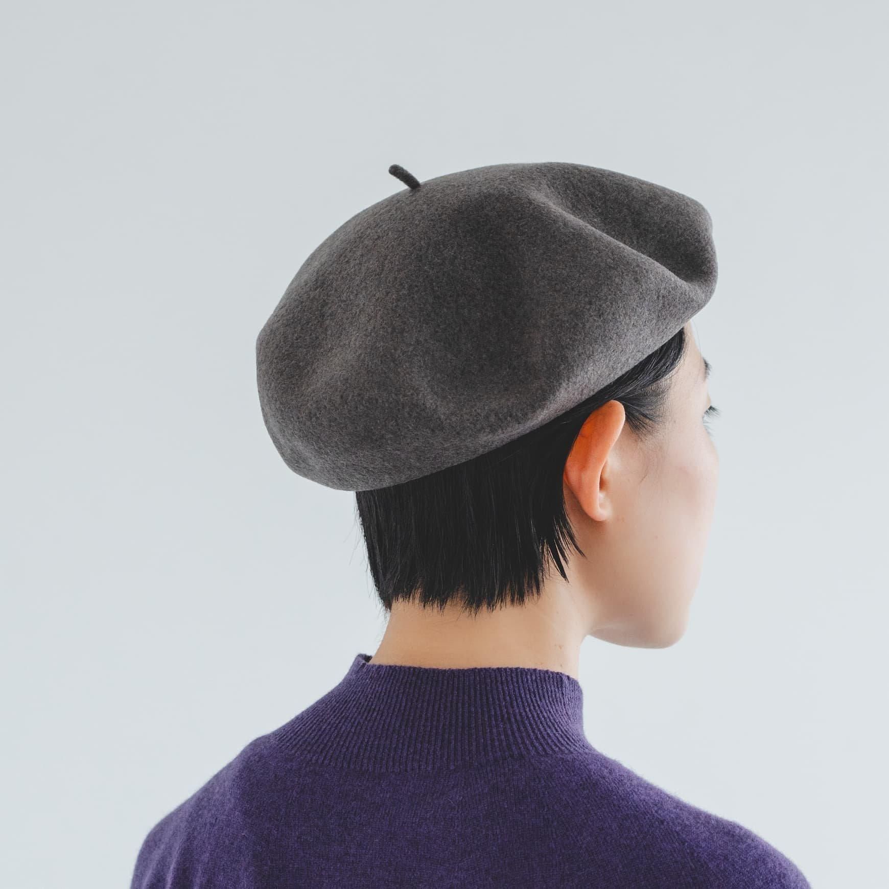 「CLASKA(クラスカ)」のベレー帽 / チャコール