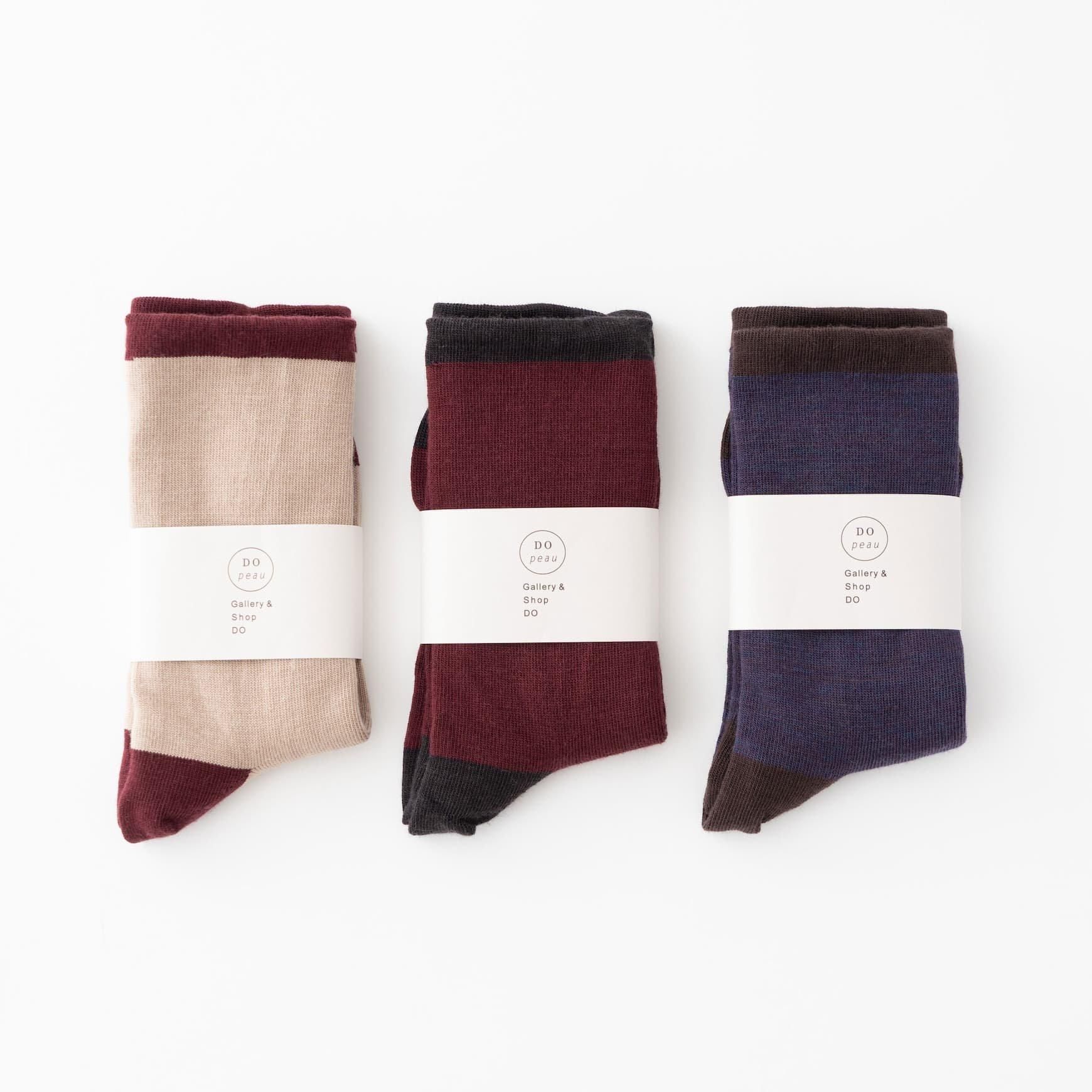 「CLASKA(クラスカ)」の ウール×シルクレイヤードソックス / 24AW