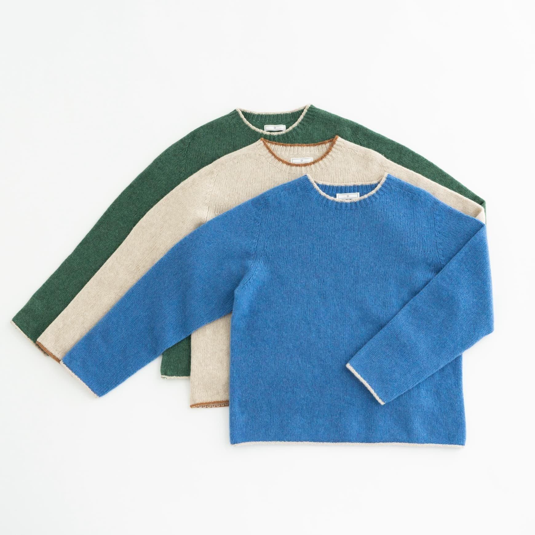 CLASKA(クラスカ)のラムウールカシミヤクルーネックセーター