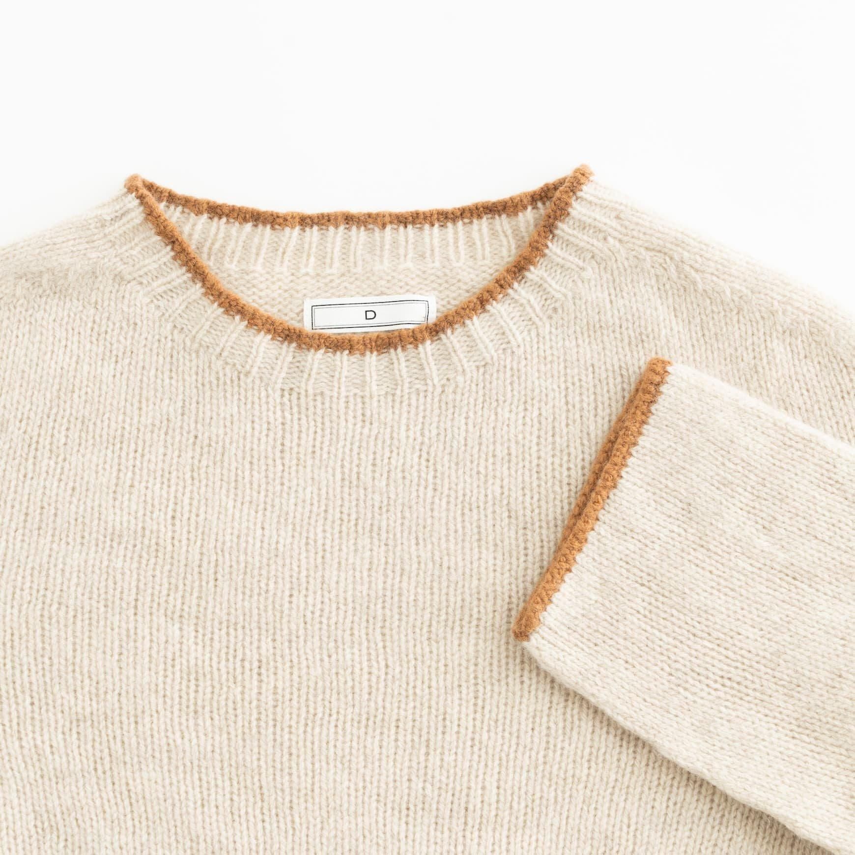 CLASKA(クラスカ)のラムウールカシミヤクルーネックセーター