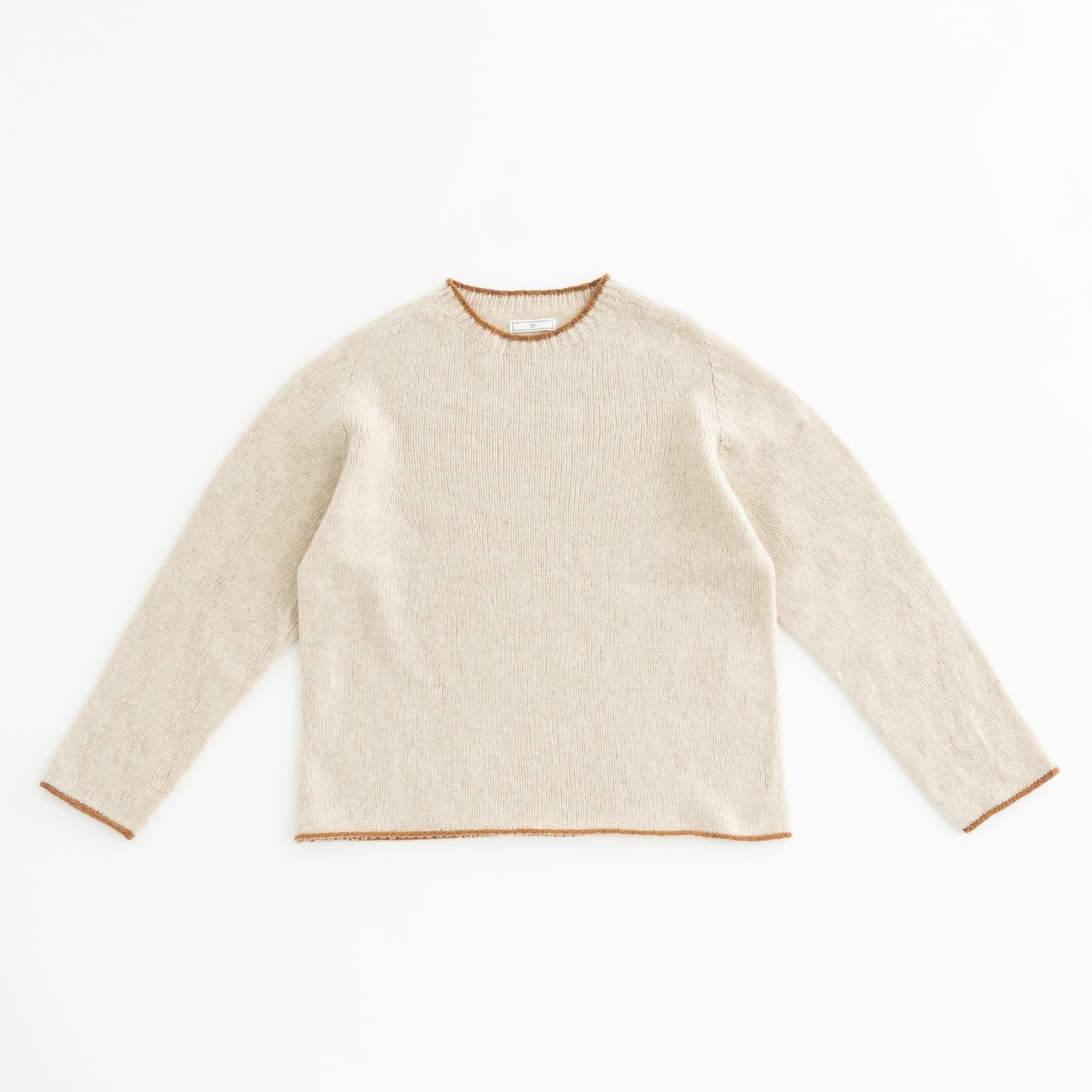 CLASKA(クラスカ)|ラムウールカシミヤクルーネックセーター CLASKA(クラスカ)|ラムウールカシミヤクルーネックセーター