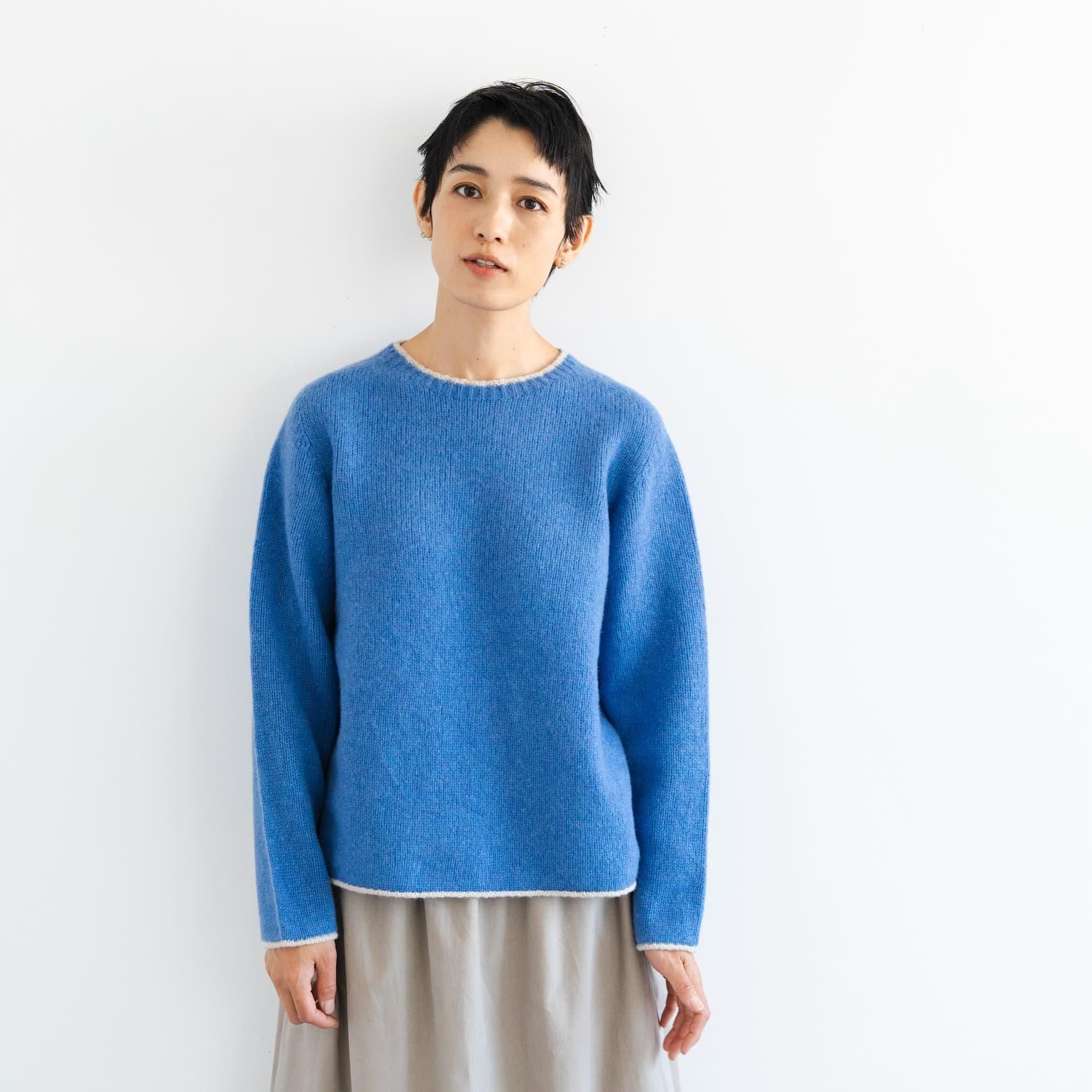 CLASKA(クラスカ)|ラムウールカシミヤクルーネックセーター CLASKA(クラスカ)|ラムウールカシミヤクルーネックセーター
