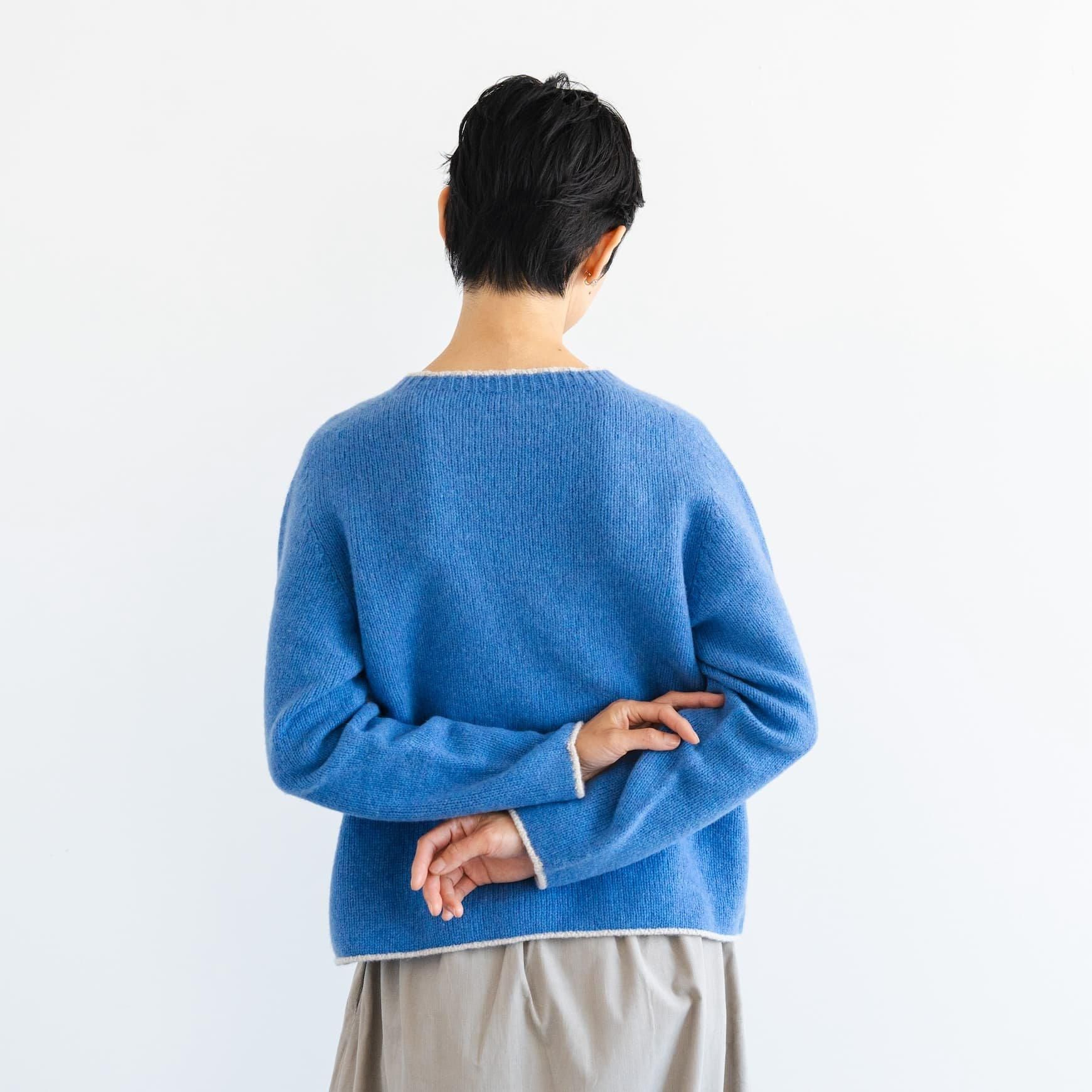 CLASKA(クラスカ)のラムウールカシミヤクルーネックセーター