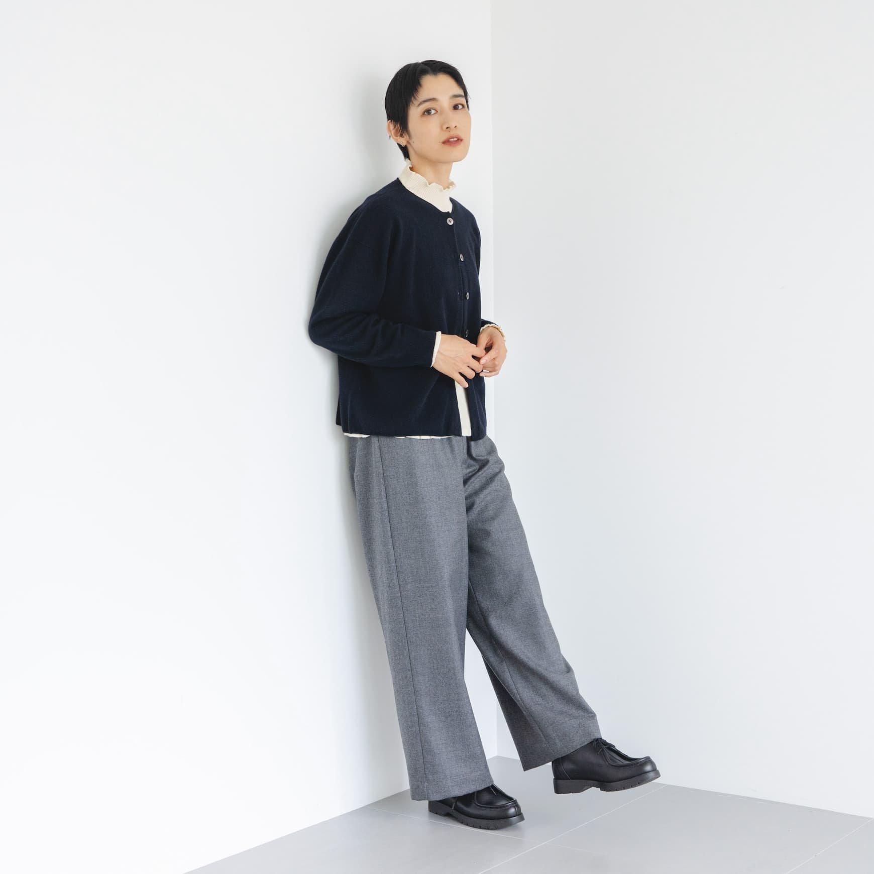 「CLASKA(クラスカ)」のラムウール×カシミヤポケットカーディガン