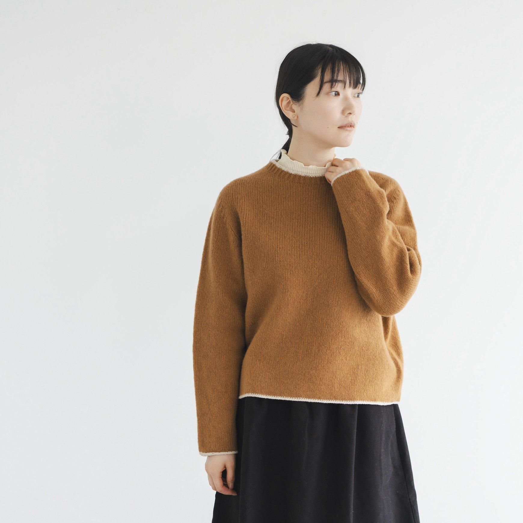 CLASKA(クラスカ)のラムウールカシミヤクルーネックセーター