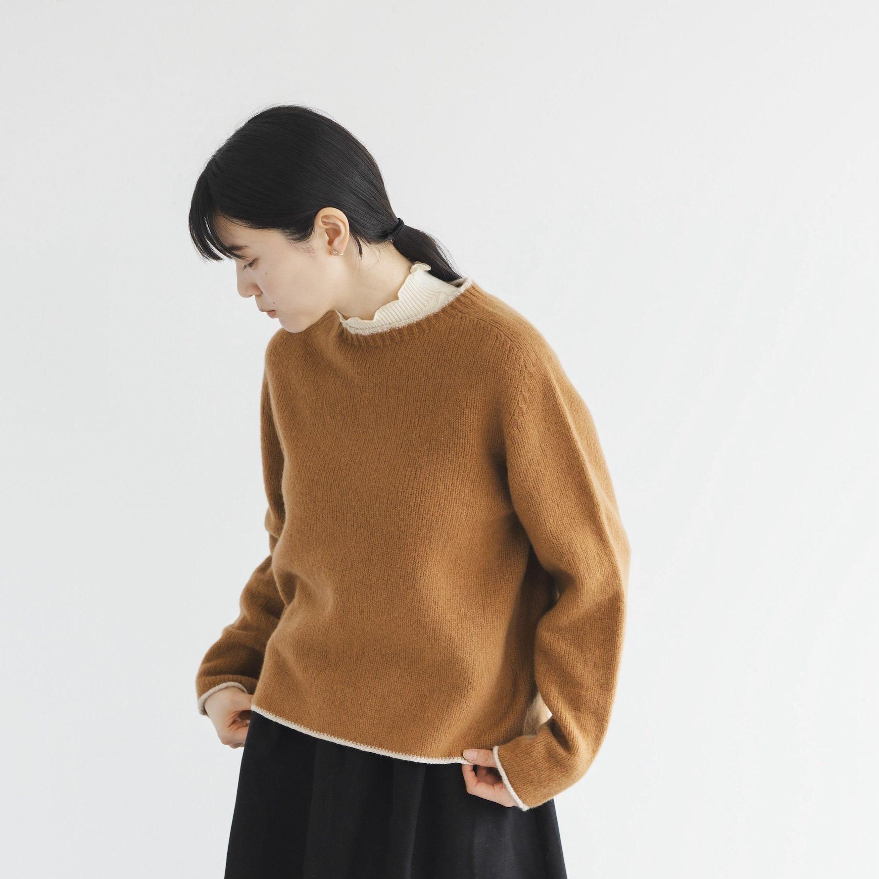 CLASKA(クラスカ)のラムウールカシミヤクルーネックセーター
