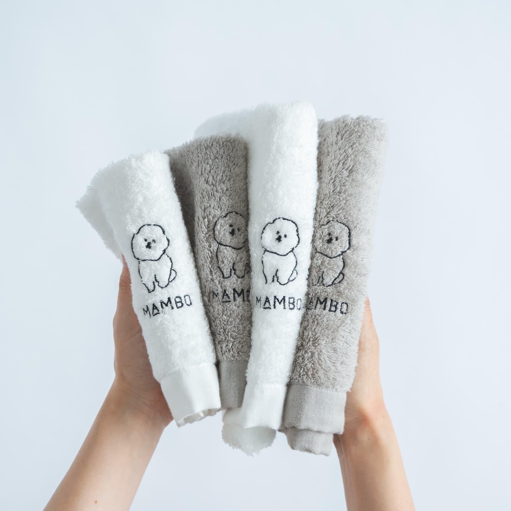 「CLASKA(クラスカ)」のMAMBO 刺繍 ウォッシュタオル