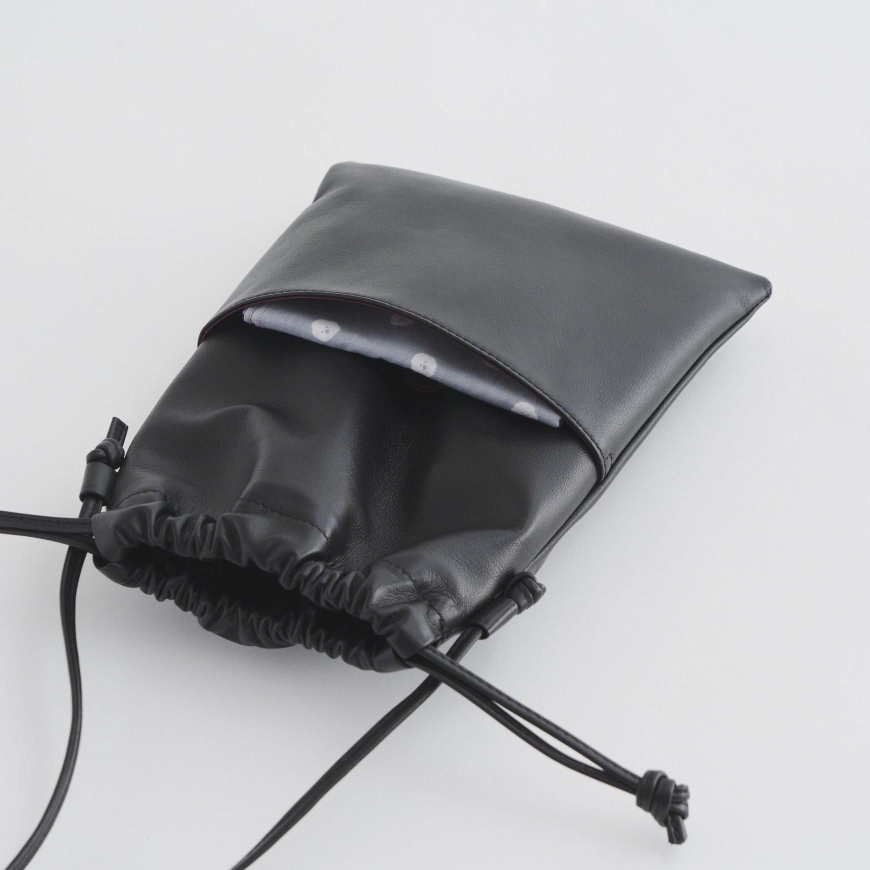 CLASKA（クラスカ）｜SHEEP LEATHER DRAWSTRING SHOULDER